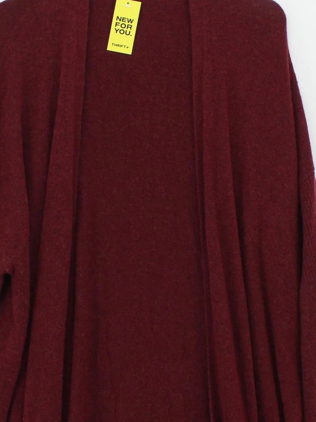 White Stuff Women's Cardigan UK 20 Red Nylon with Wool, Other, Elastane Cardigan - Image 3