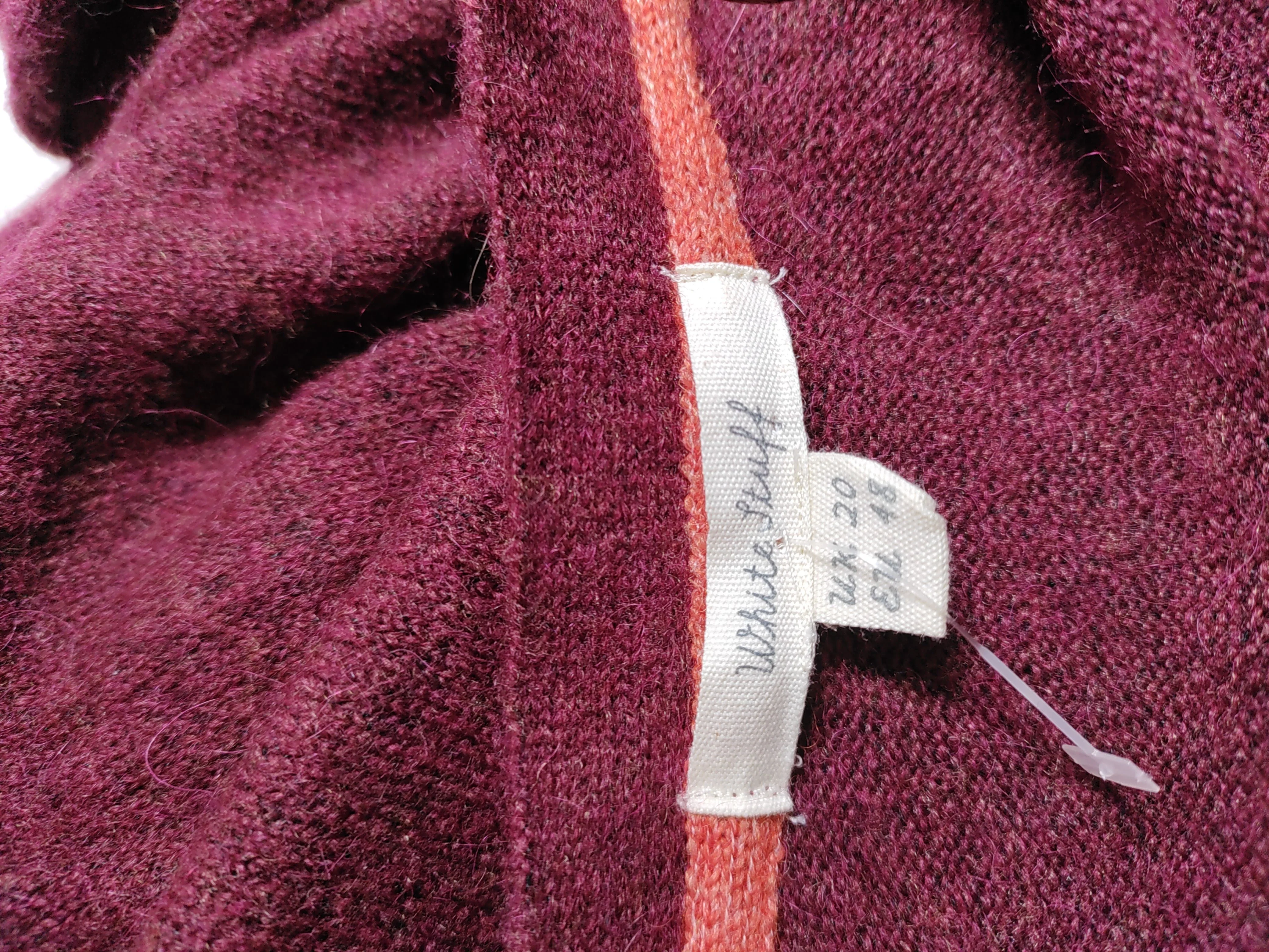 White Stuff Women's Cardigan UK 20 Red Nylon with Wool, Other, Elastane Cardigan - Image 5