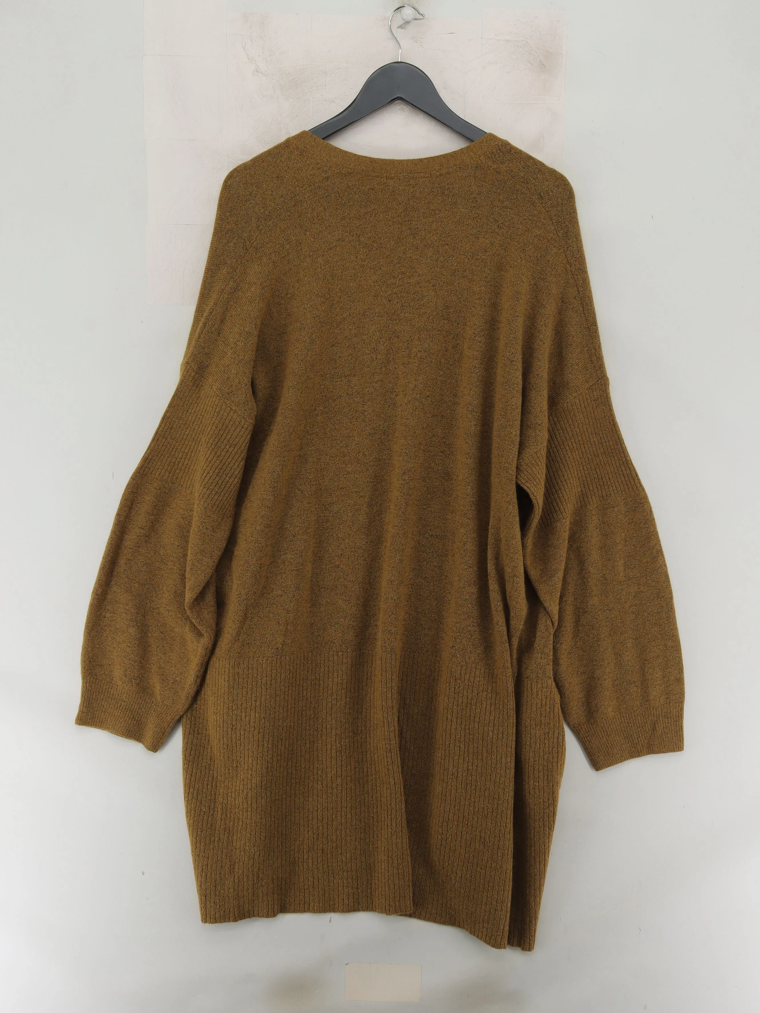 White Stuff Women's Cardigan UK 20 Tan 100% Other V-Neck Cardigan - Image 2