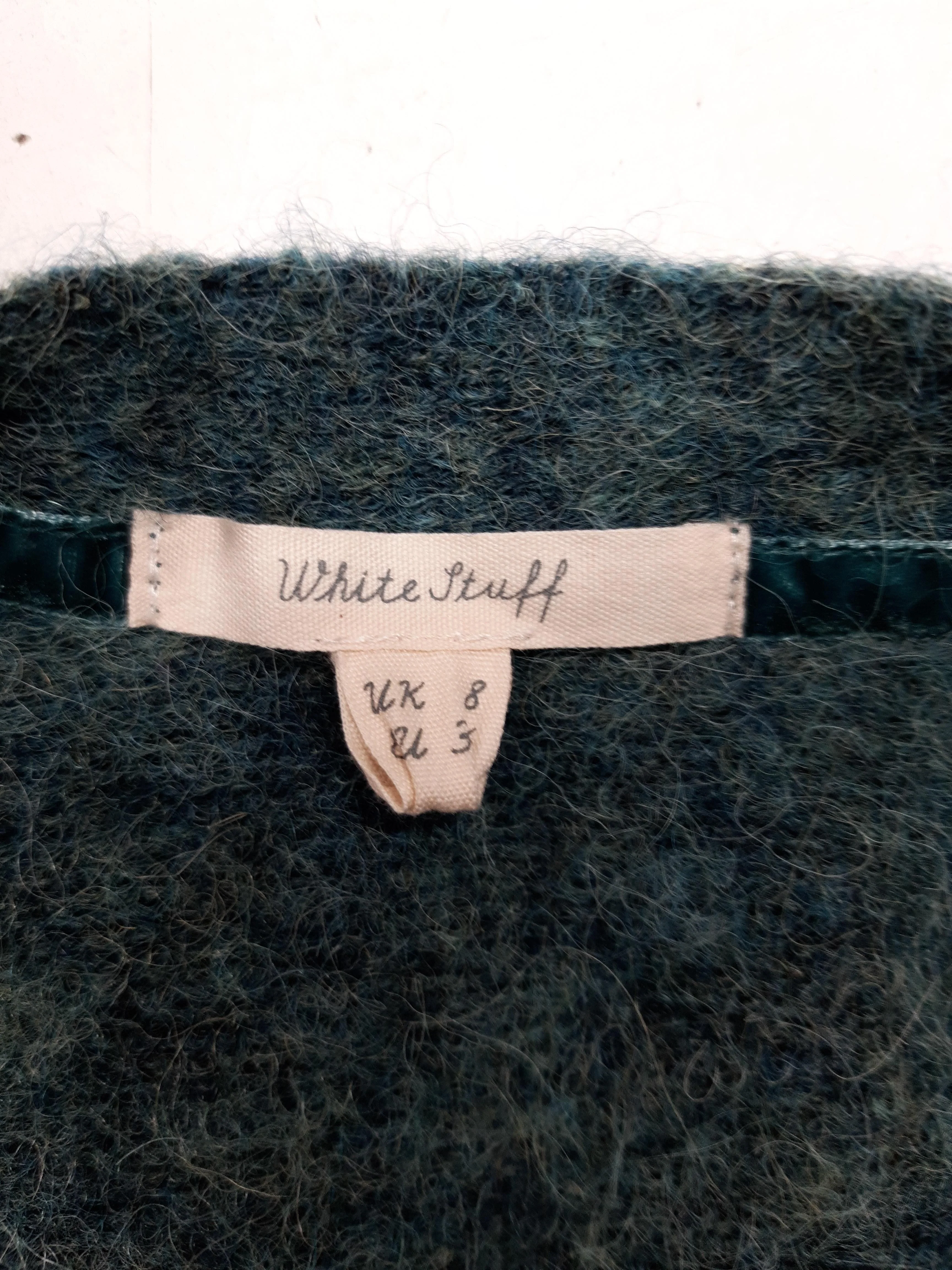 White Stuff Women's Cardigan UK 8 Green Nylon - Image 5
