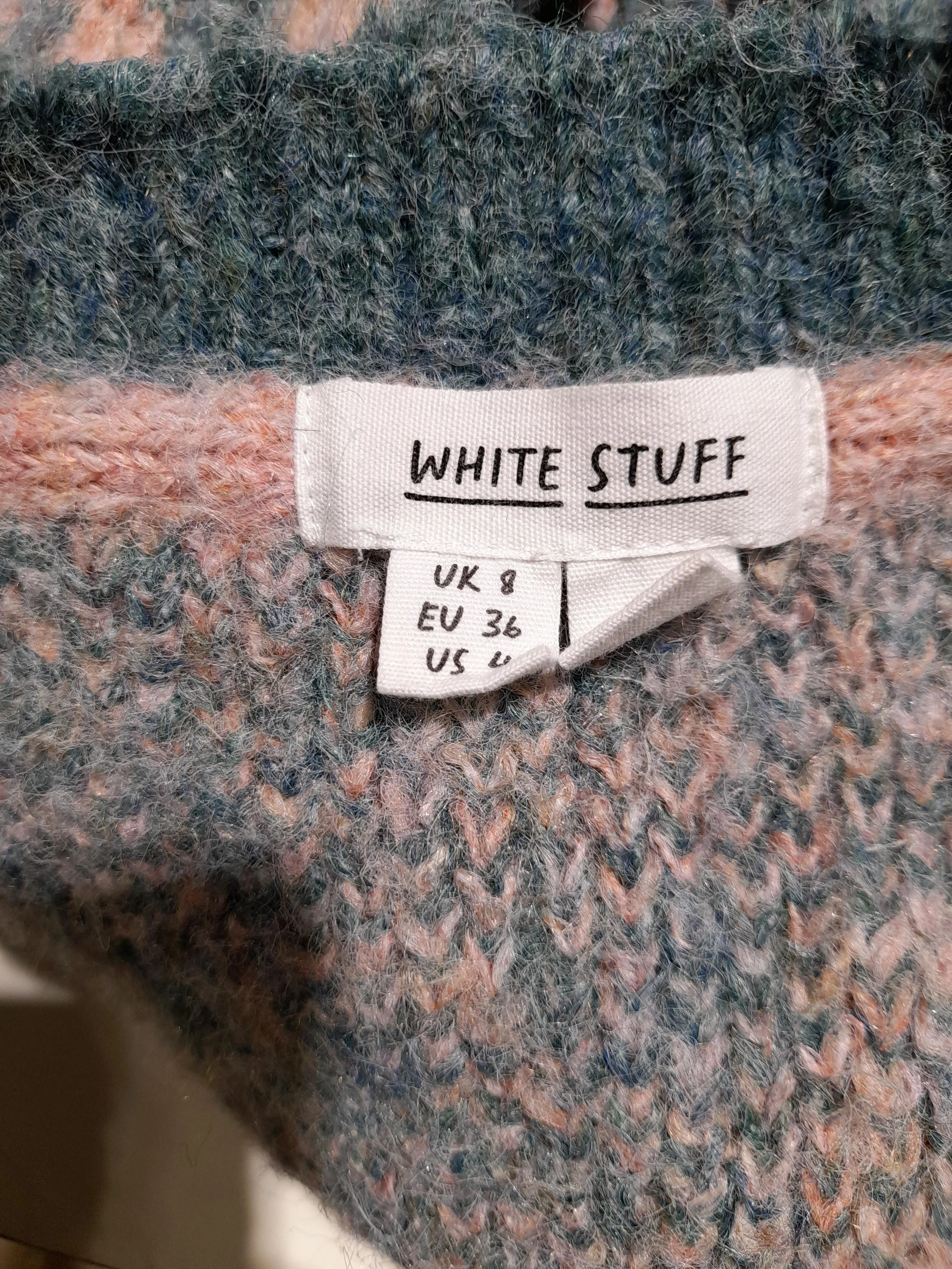 White Stuff Women's Cardigan UK 8 Multi Polyester - Image 5