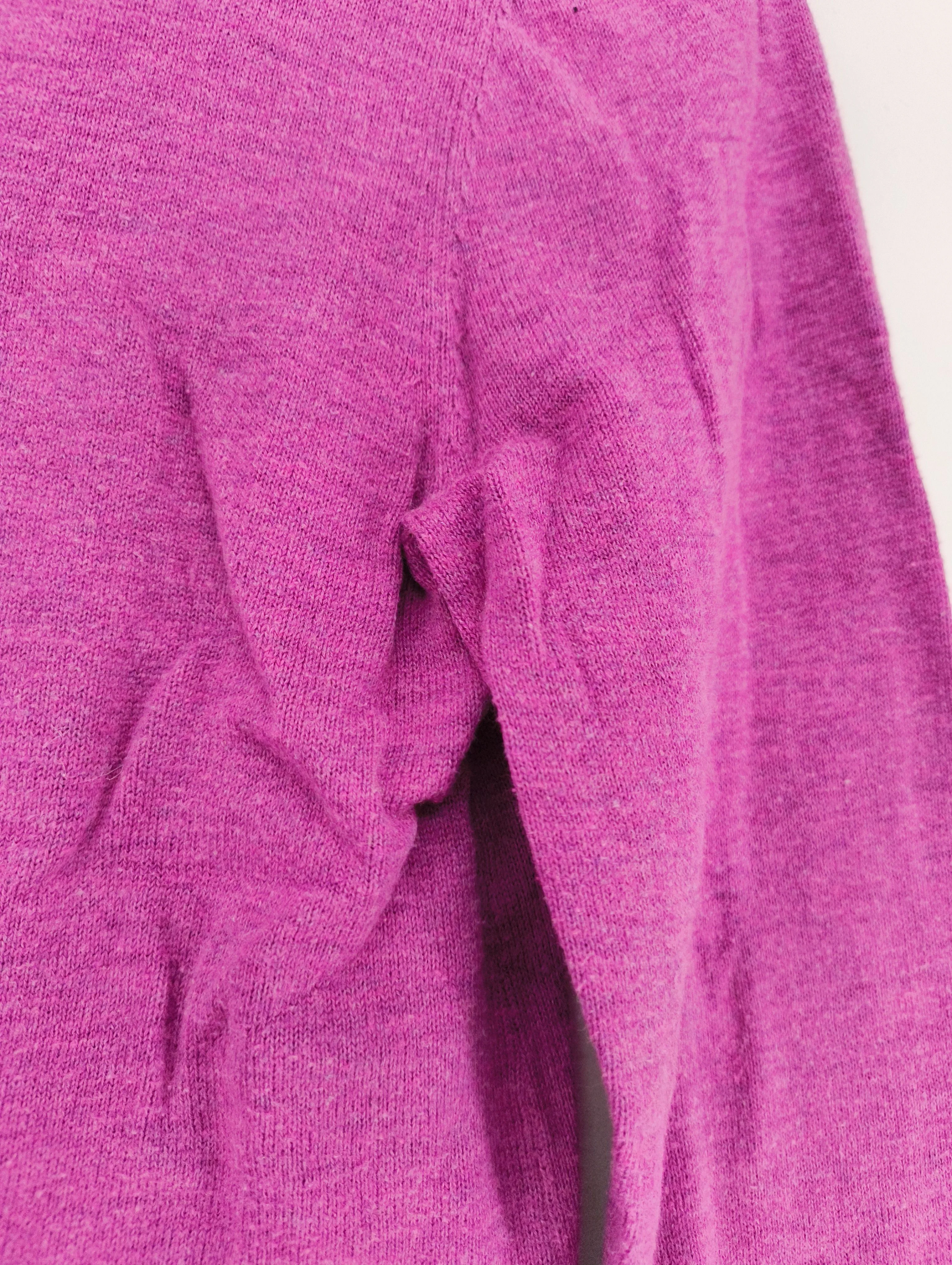 White Stuff Women's Cardigan UK 8 Purple 100% Cotton Round Neck Cardigan - Image 5