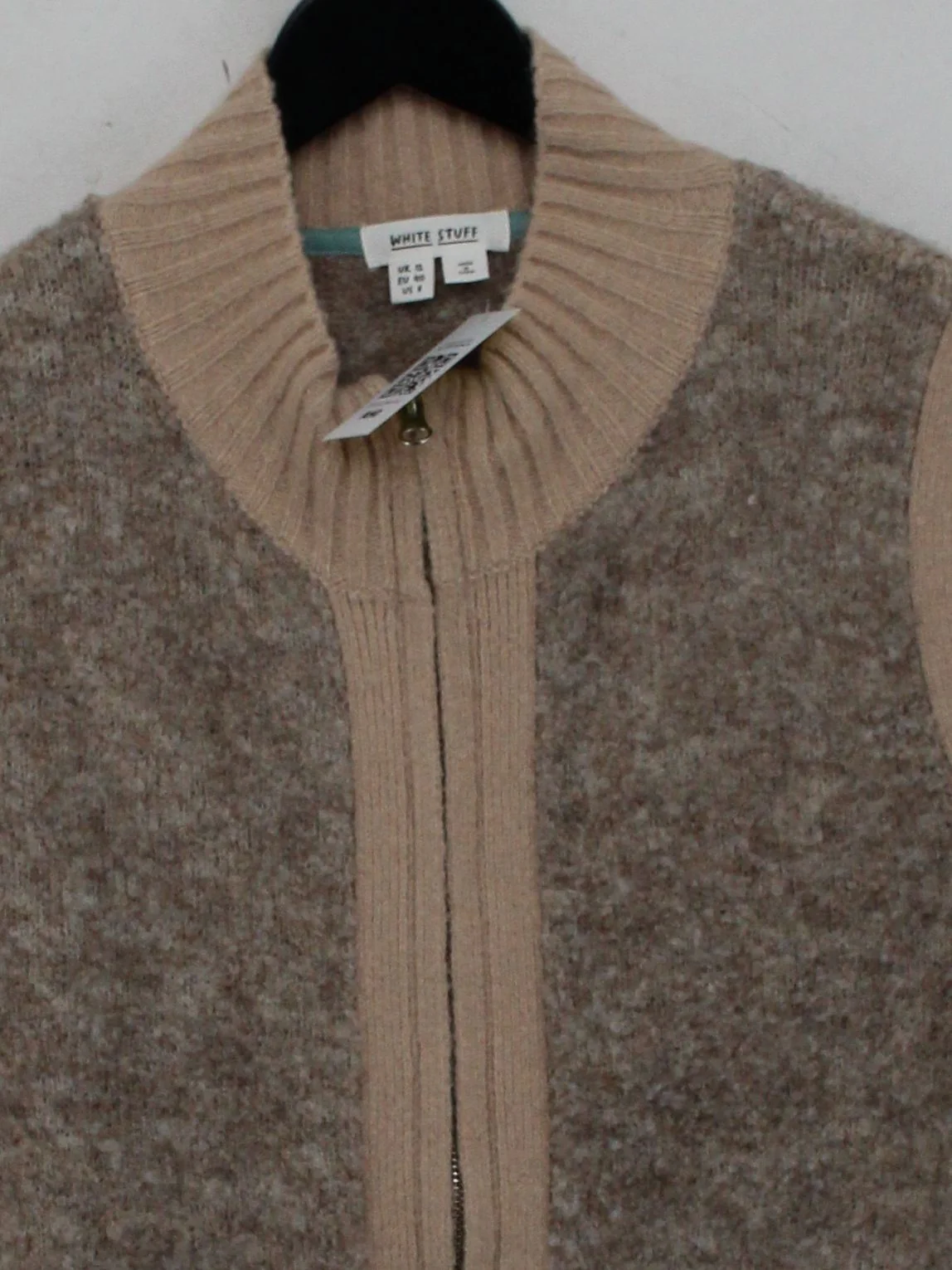 White Stuff Women's Coat UK 12 Tan Polyester - Image 3
