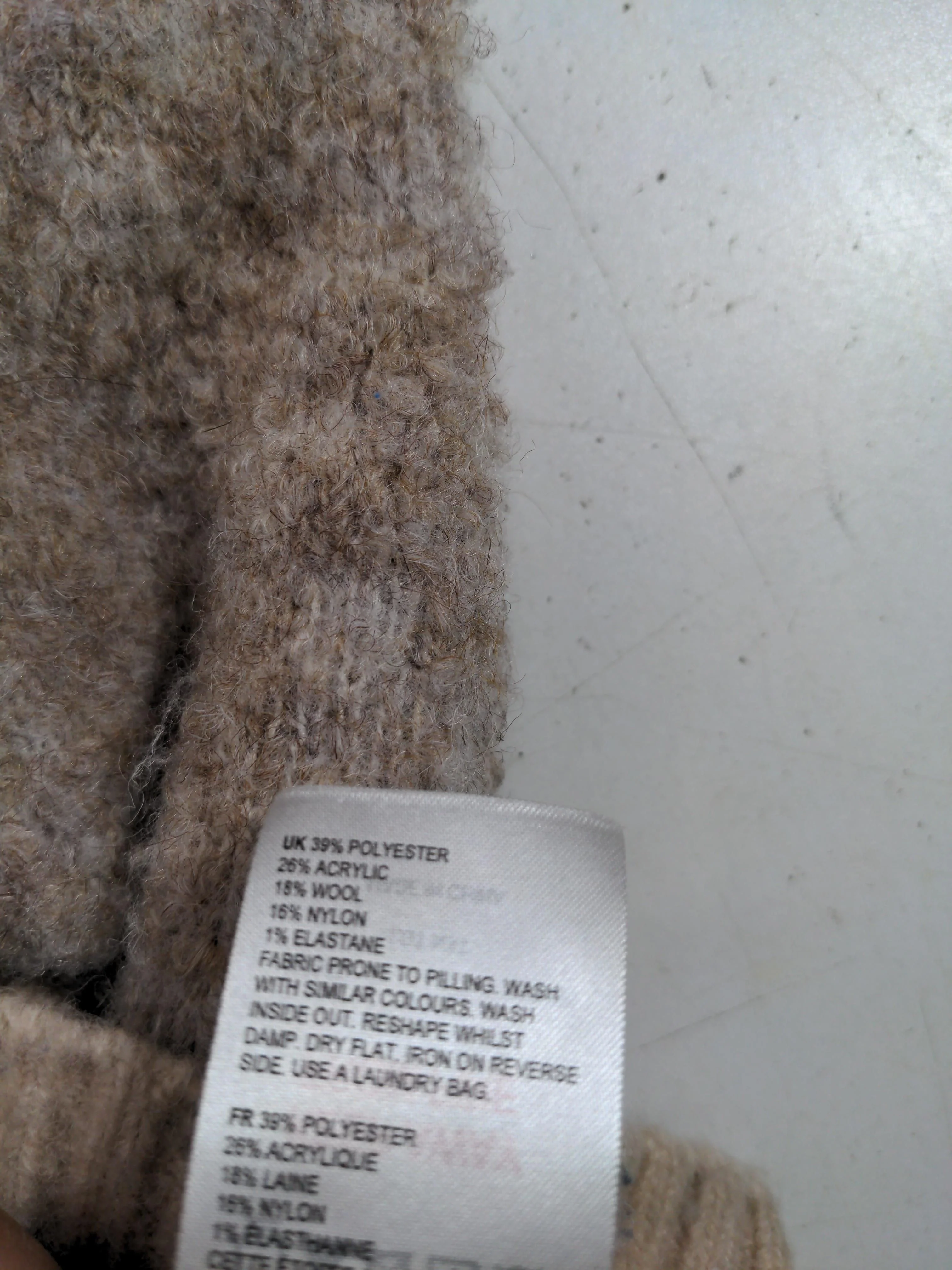 White Stuff Women's Coat UK 12 Tan Polyester - Image 6
