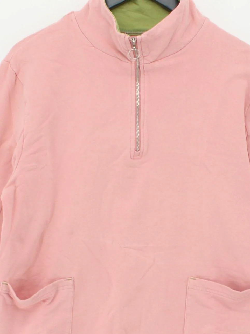 White Stuff Women's Hoodie UK 14 Pink Cotton with Elastane Pullover - Image 3