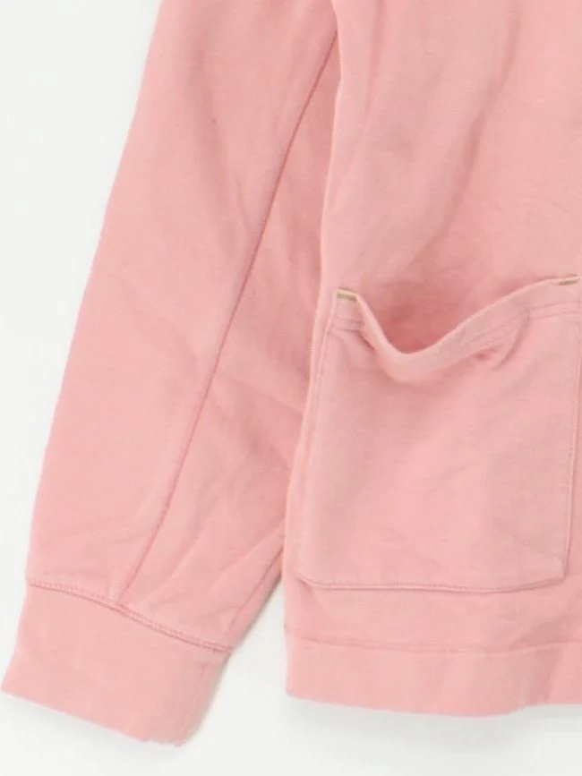 White Stuff Women's Hoodie UK 14 Pink Cotton with Elastane Pullover - Image 4