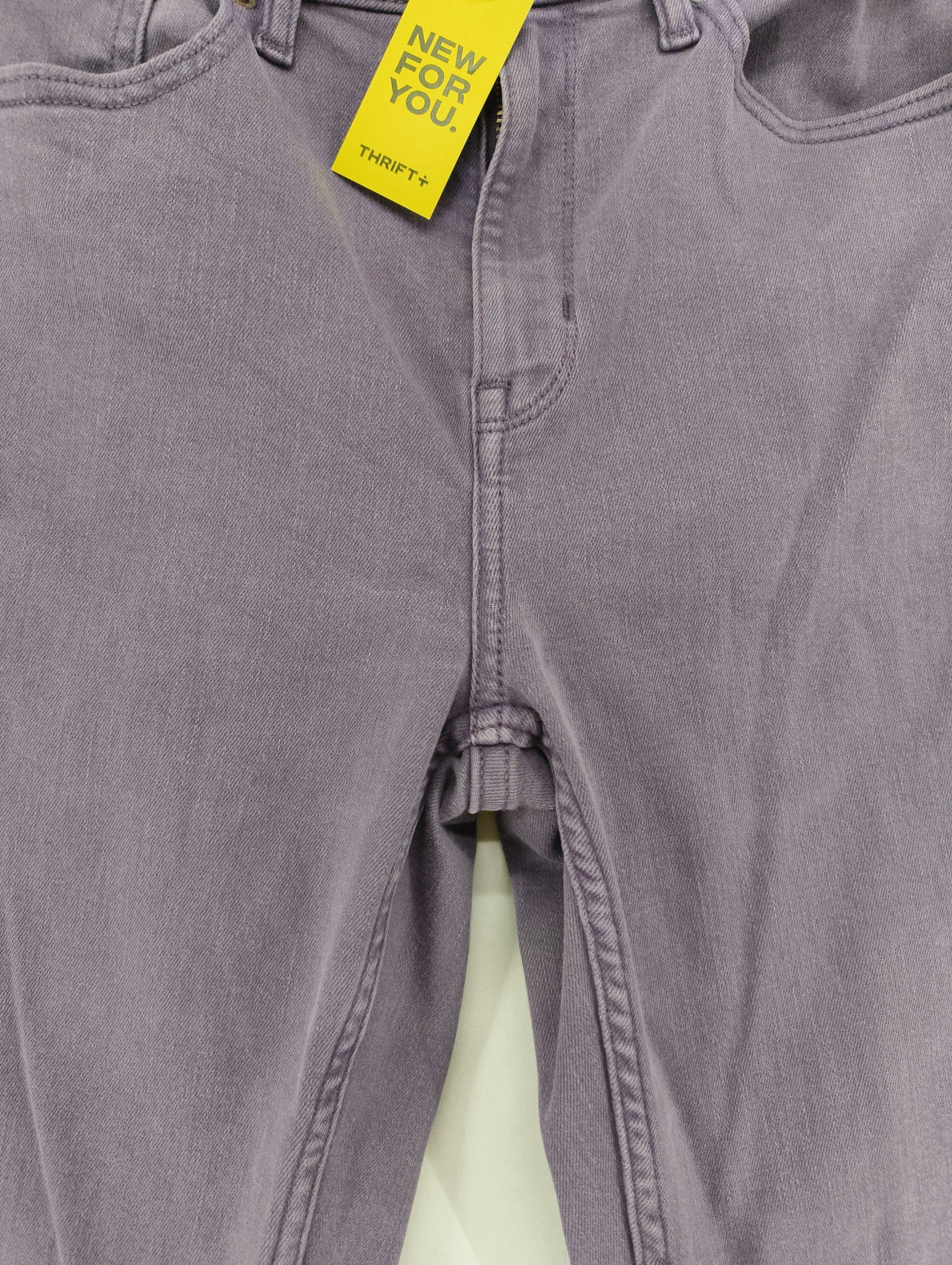 White Stuff Women's Jeans UK 10 Purple Cotton with Polyester, Elastane Skinny - Image 5