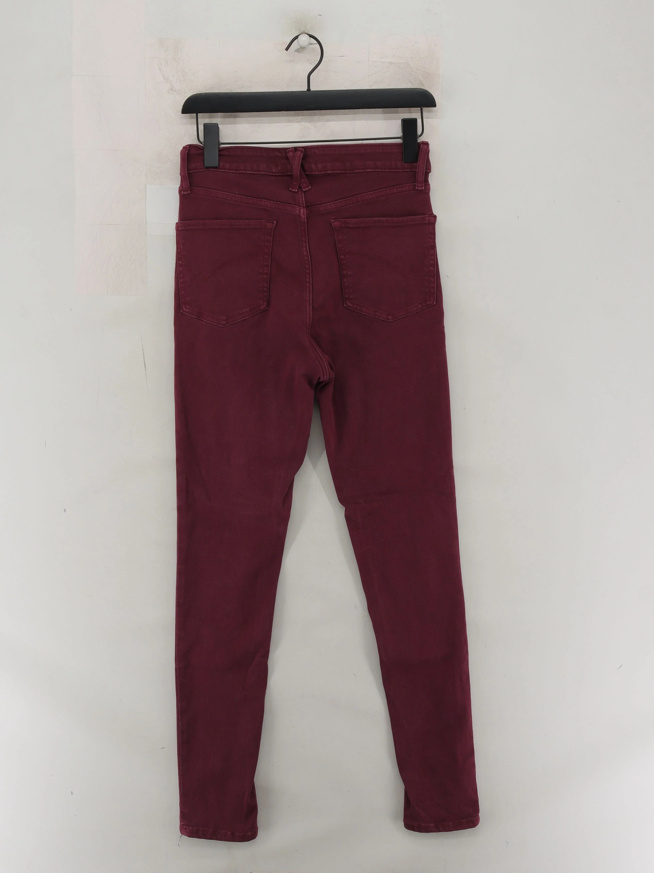 White Stuff Women's Jeans UK 10 Red Cotton with Polyester, Elastane Skinny - Image 2