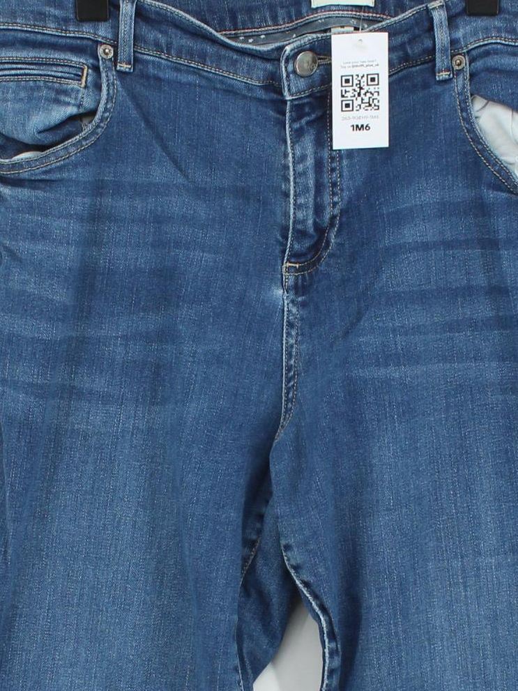 White Stuff Women's Jeans UK 14 Blue Cotton with Elastane Boyfriend - Image 3