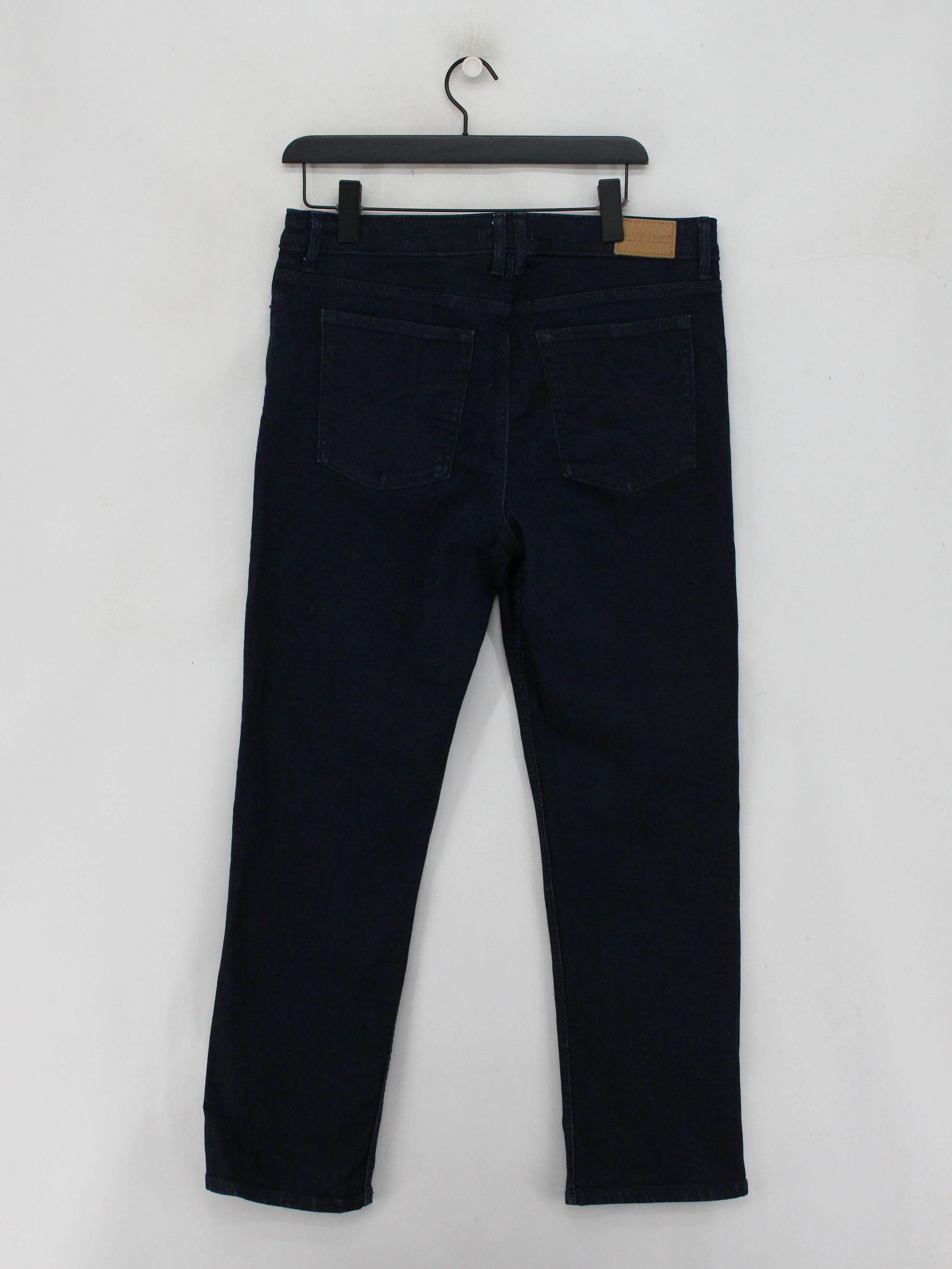 White Stuff Women's Jeans UK 14 Blue Cotton with Elastane Straight - Image 2