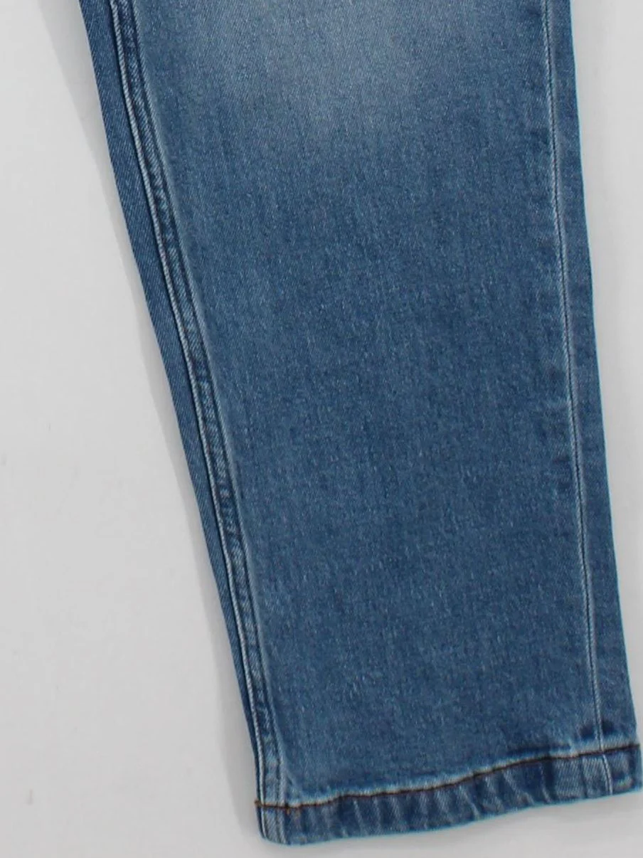 White Stuff Women's Jeans UK 14 Blue Cotton with Lyocell Modal, Elastane Mom - Image 4