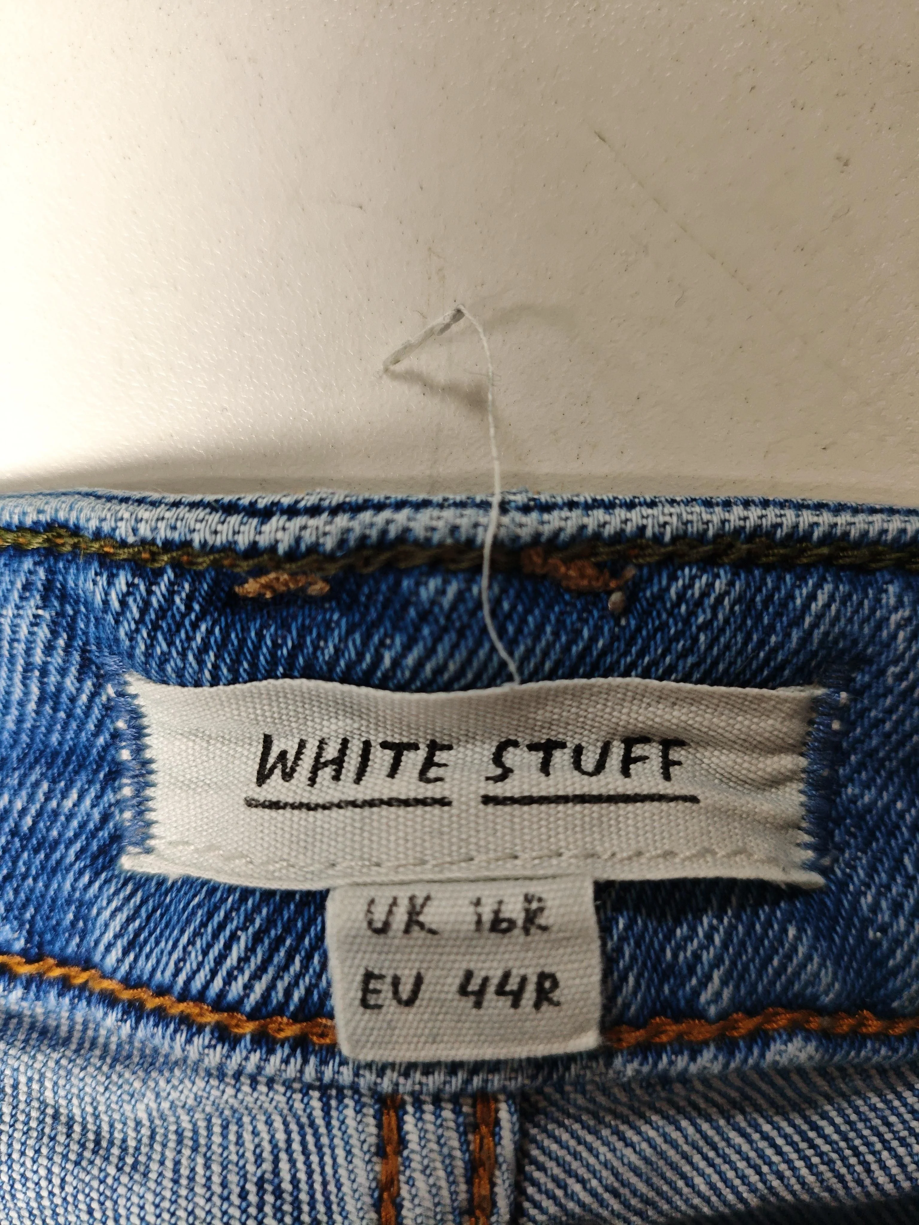 White Stuff Women's Jeans UK 16 Blue 100% Cotton Straight - Image 5