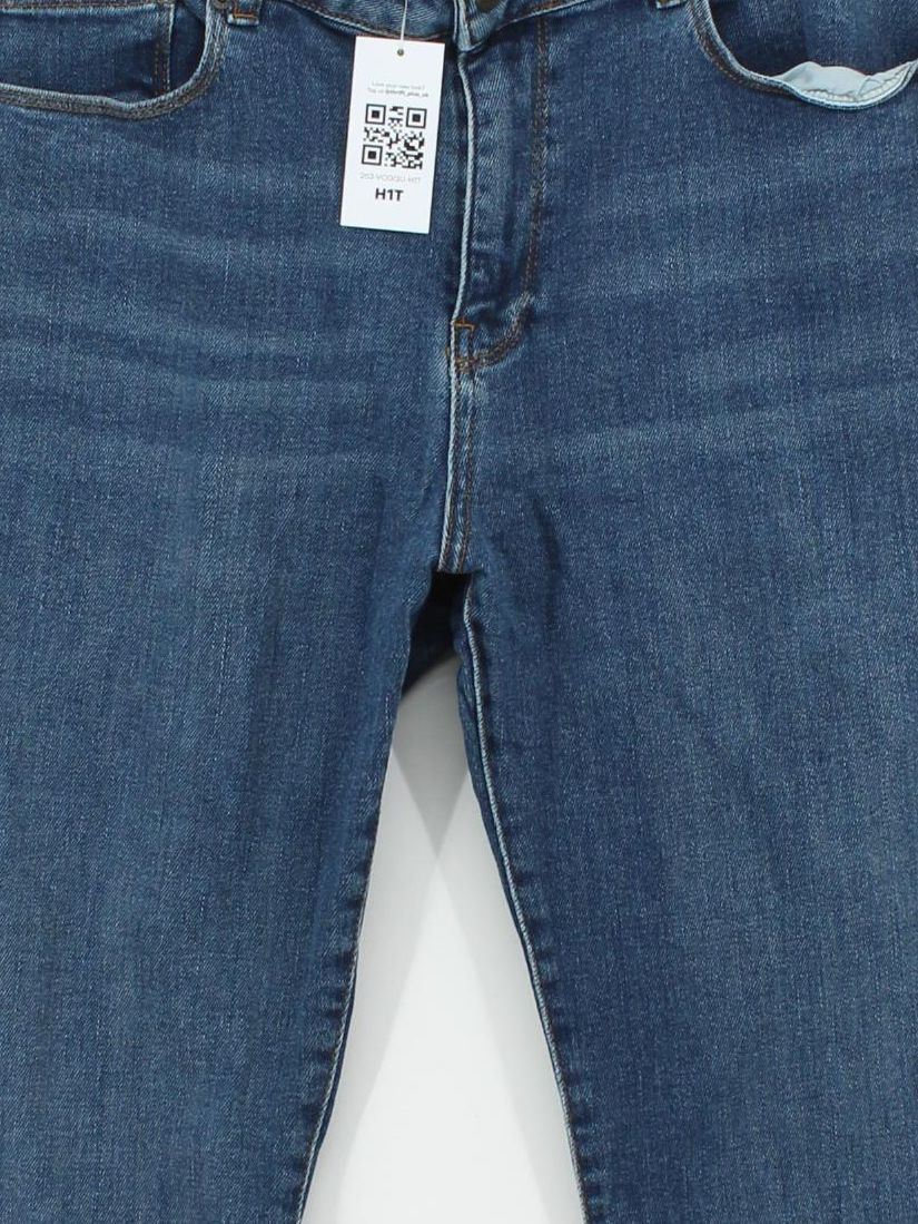 White Stuff Women's Jeans UK 16 Blue Cotton with Elastane Straight - Image 3