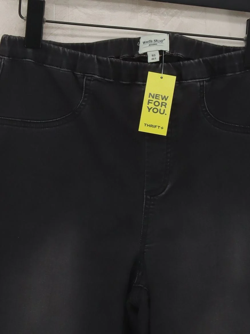 White Stuff Women's Jeans UK 16 Grey Cotton - Image 3