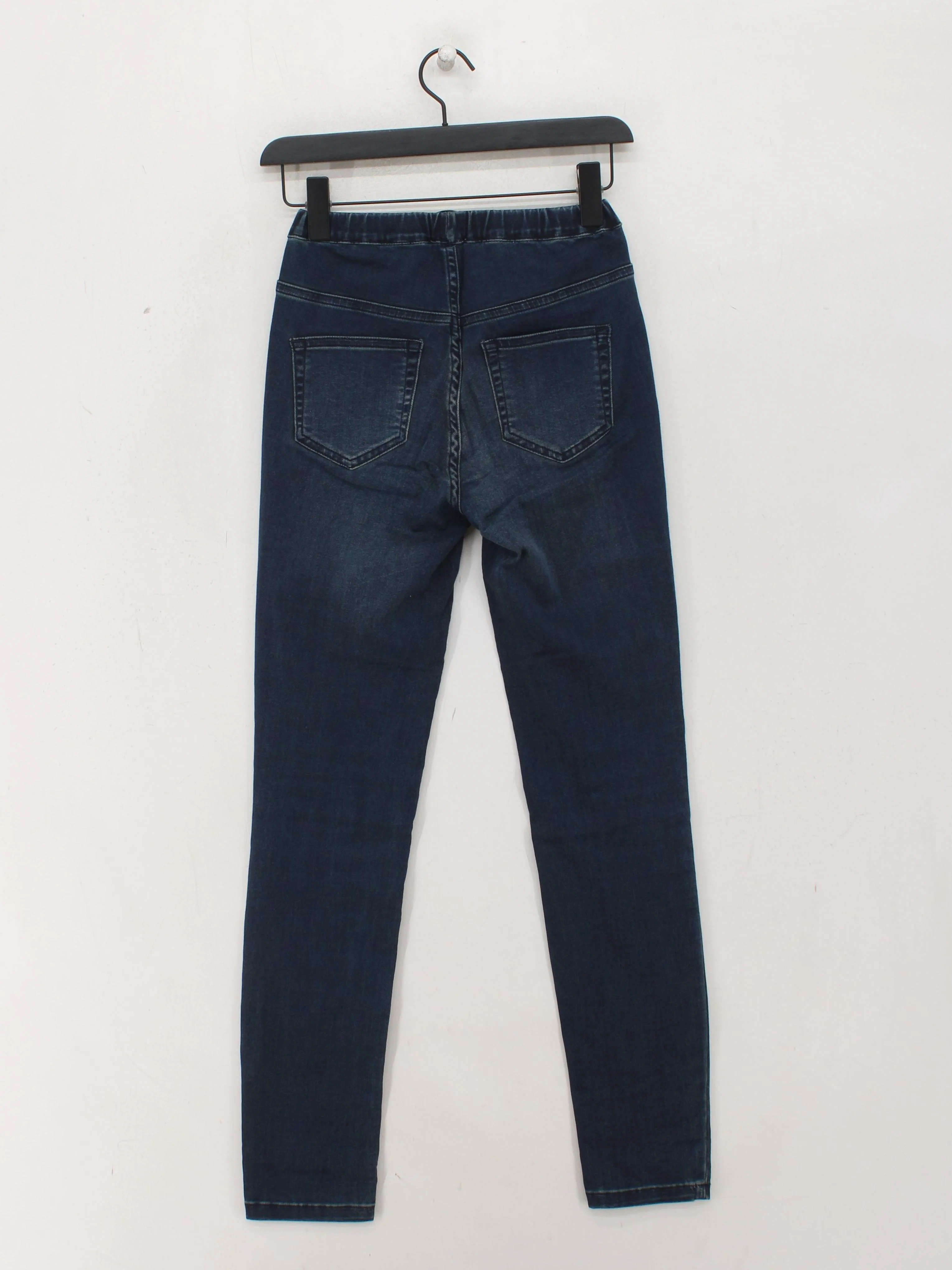 White Stuff Women's Jeans UK 6 Blue Cotton with Polyester, Elastane Jegging - Image 2
