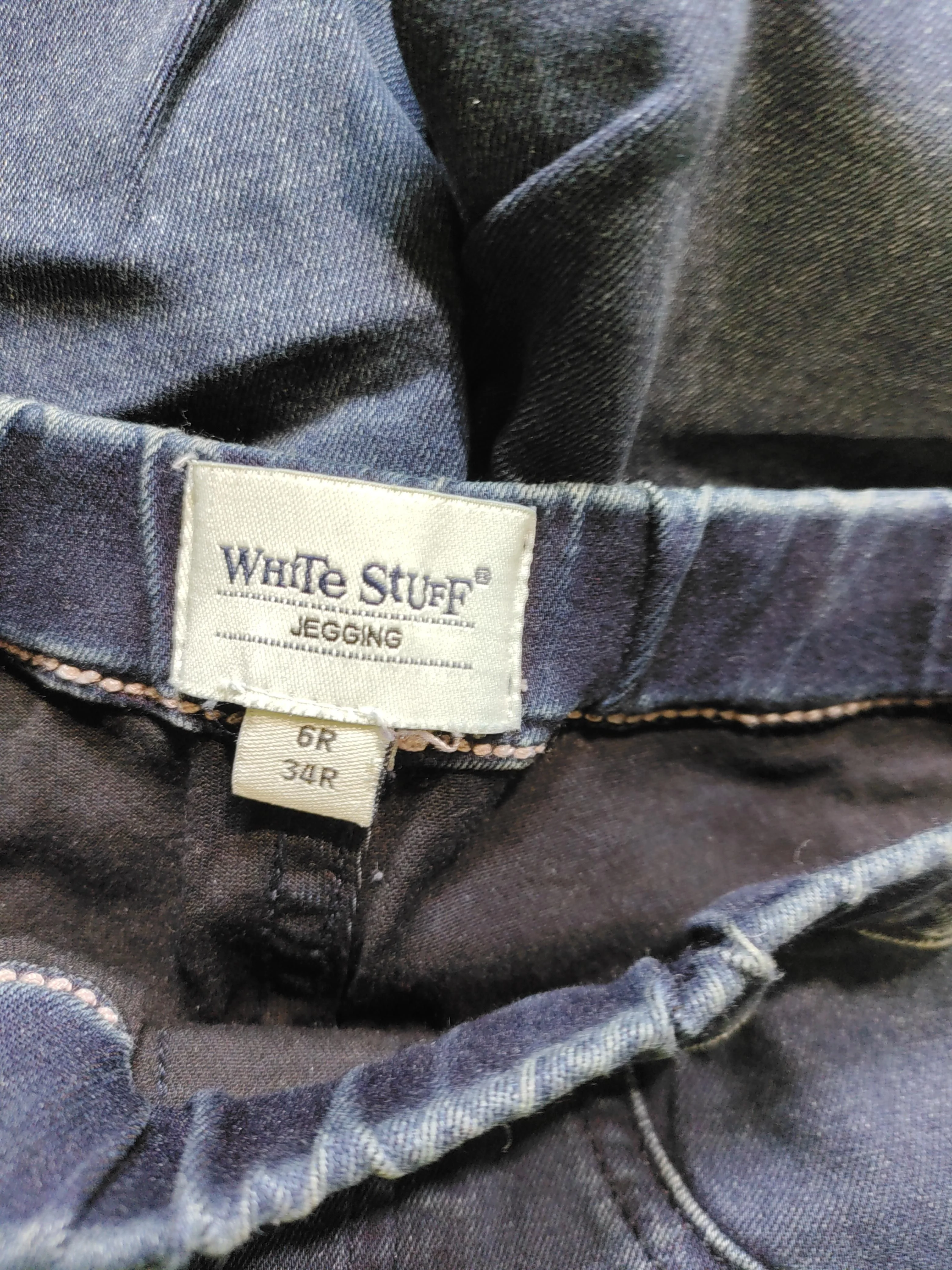 White Stuff Women's Jeans UK 6 Blue Cotton with Polyester, Elastane Jegging - Image 6