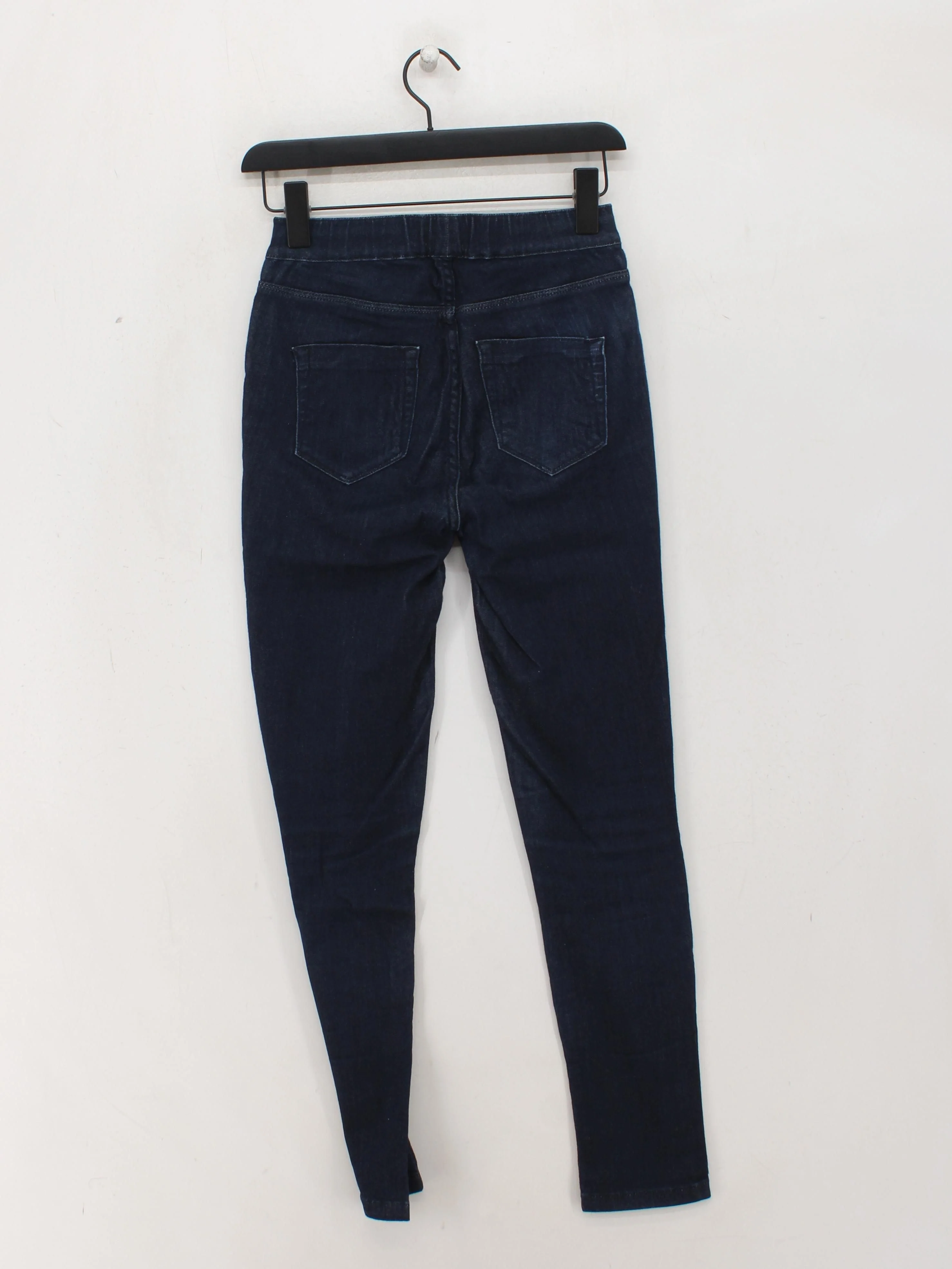 White Stuff Women's Jeans UK 8 Blue Cotton with Polyester, Elastane Jegging - Image 2
