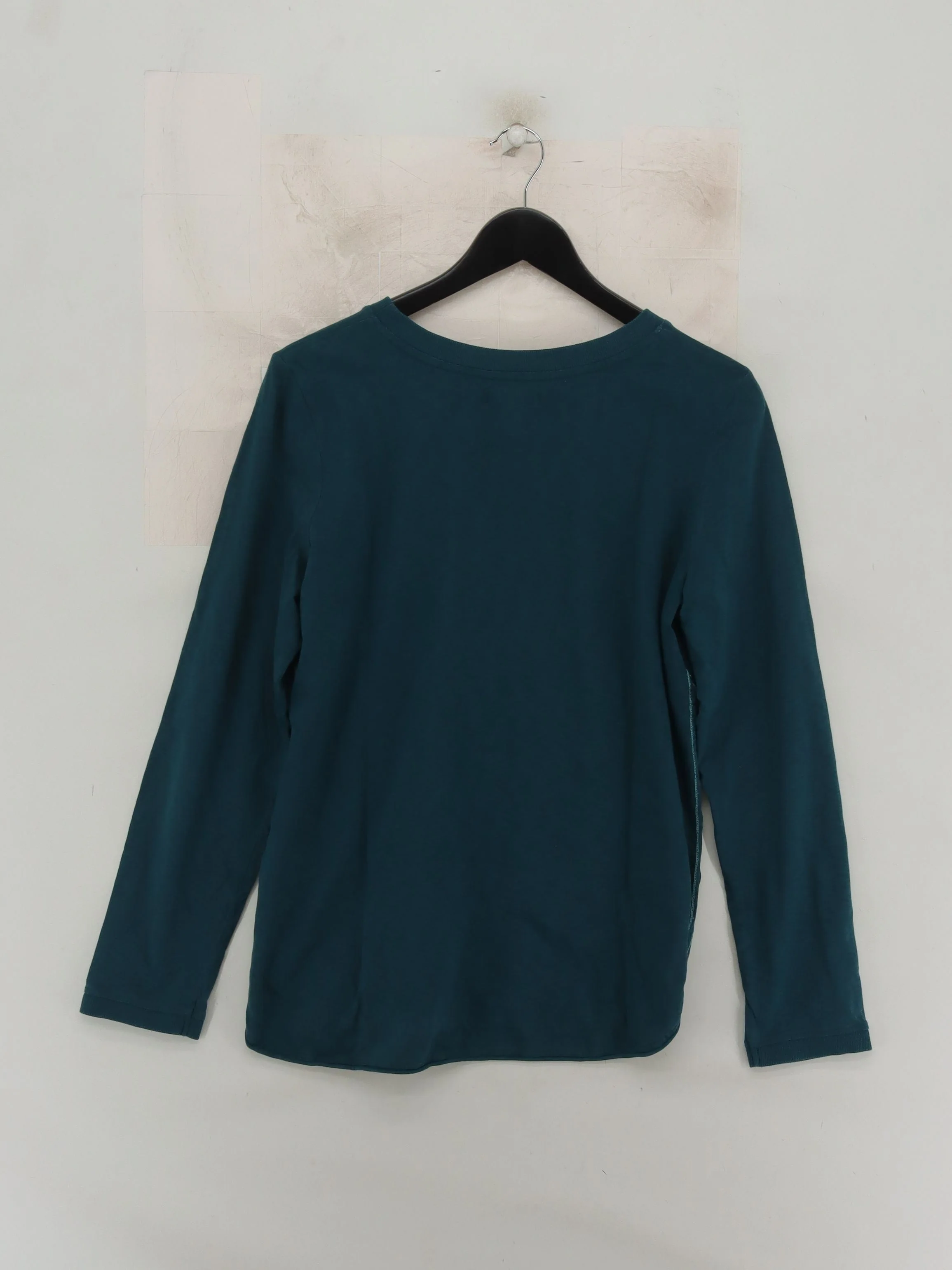 White Stuff Women's Jumper M Green 100% Cotton Crew Neck Pullover - Image 2