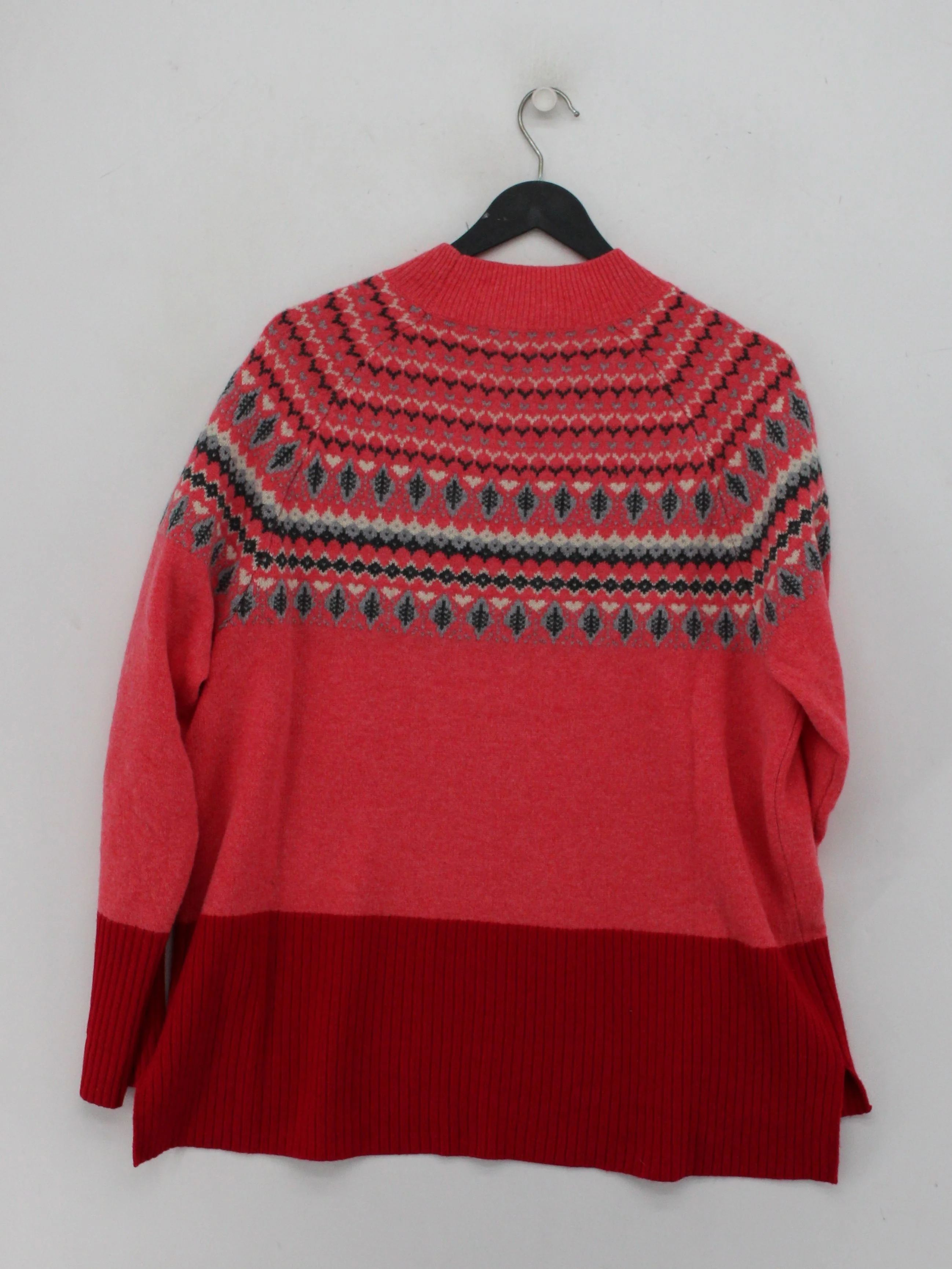 White Stuff Women's Jumper M Pink Wool with Nylon Crew Neck Pullover - Image 2