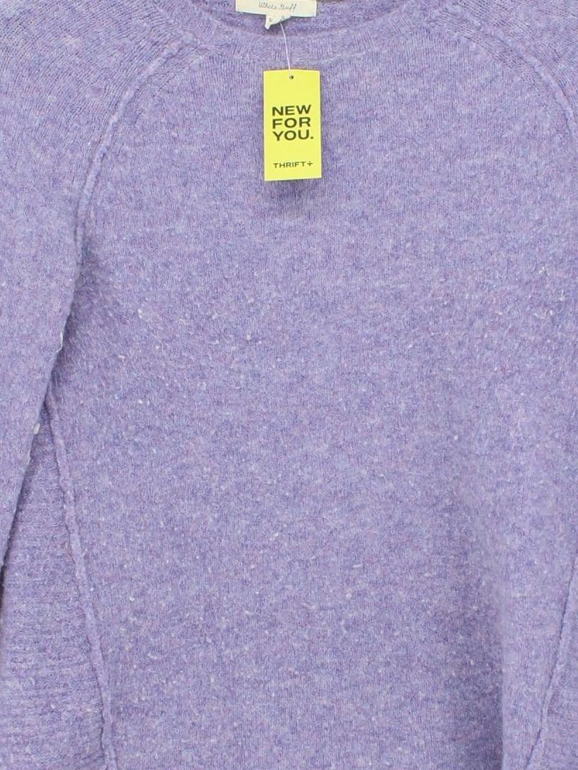 White Stuff Women's Jumper M Purple Nylon with Acrylic, Elastane Pullover - Image 3