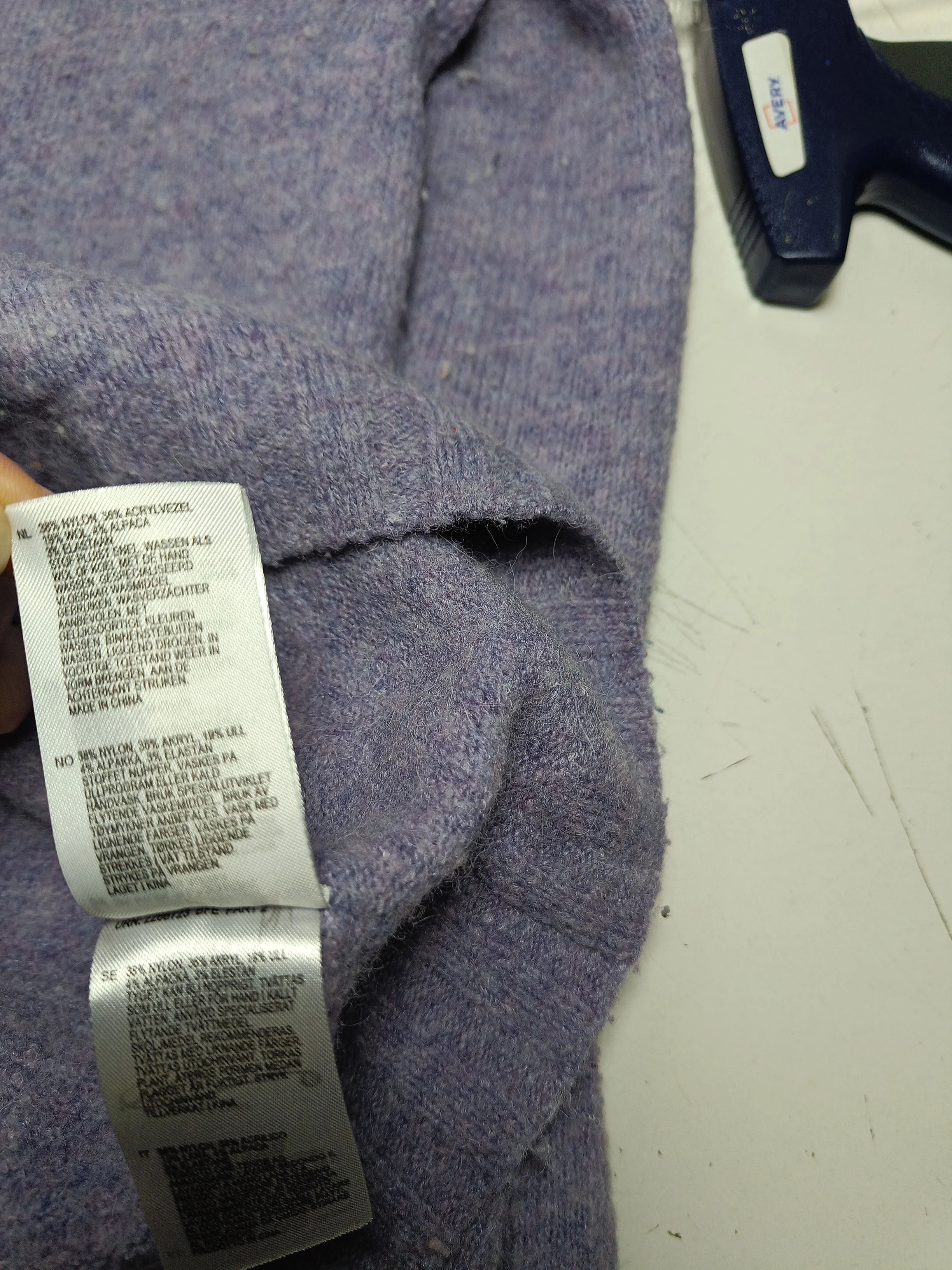 White Stuff Women's Jumper M Purple Nylon with Acrylic, Elastane Pullover - Image 7