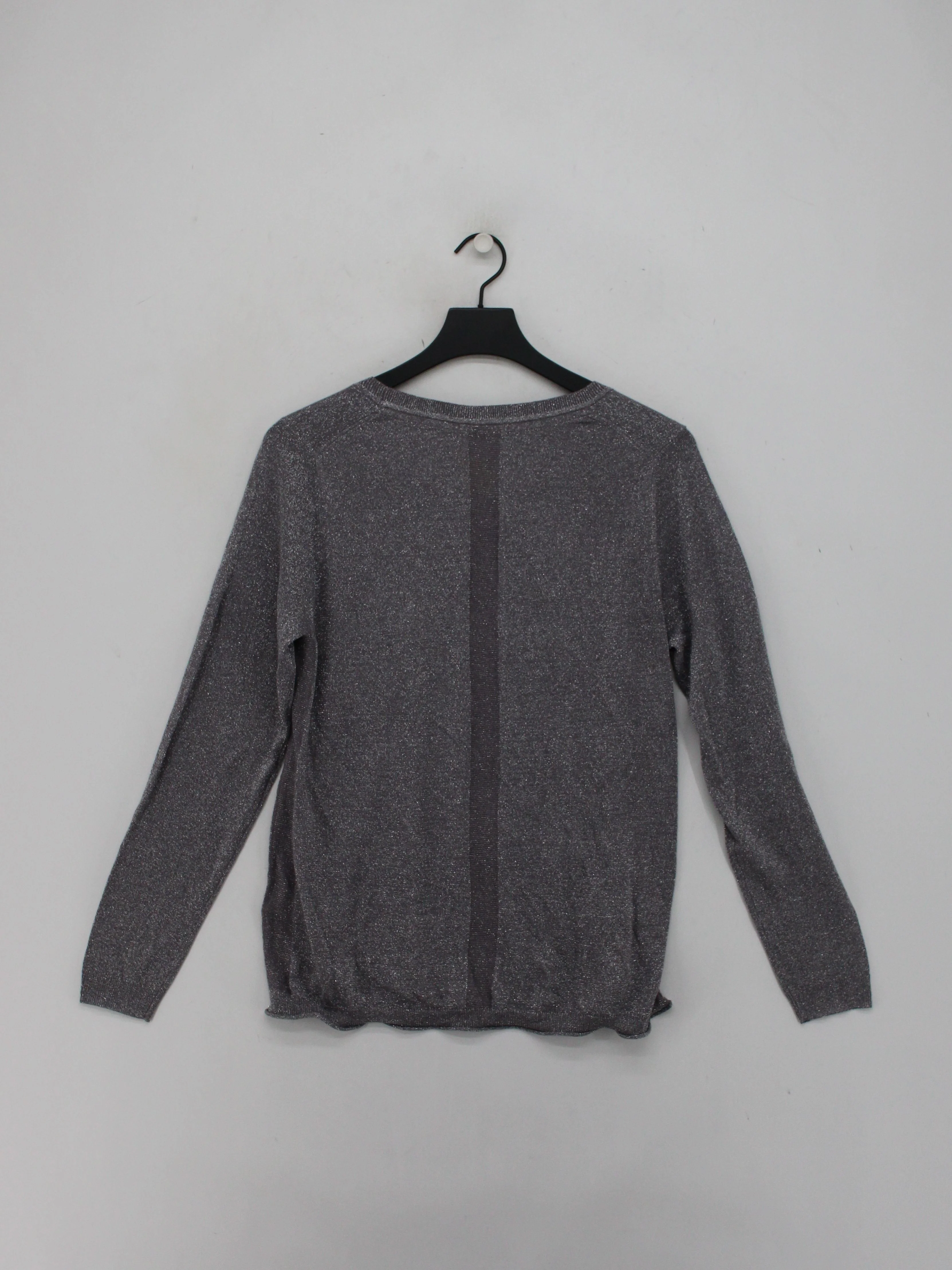 White Stuff Women's Jumper S Grey Viscose with Polyester, Other Pullover - Image 2