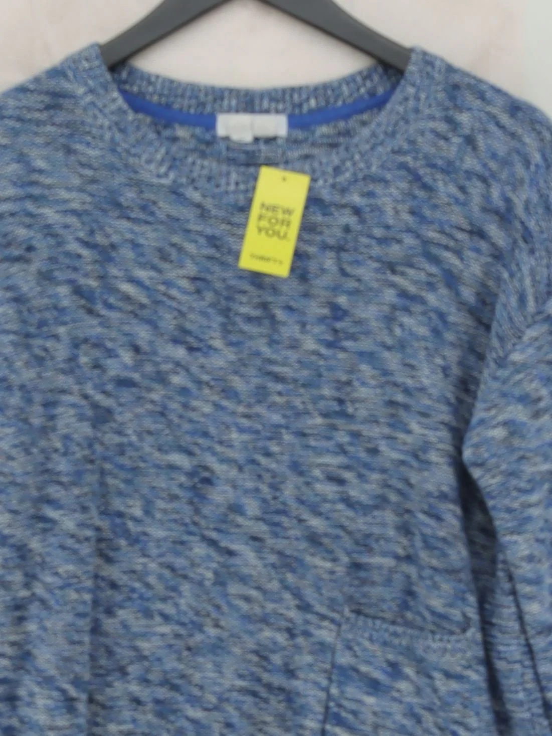 White Stuff Women's Jumper UK 10 Blue 100% Cotton Crew Neck Pullover - Image 3
