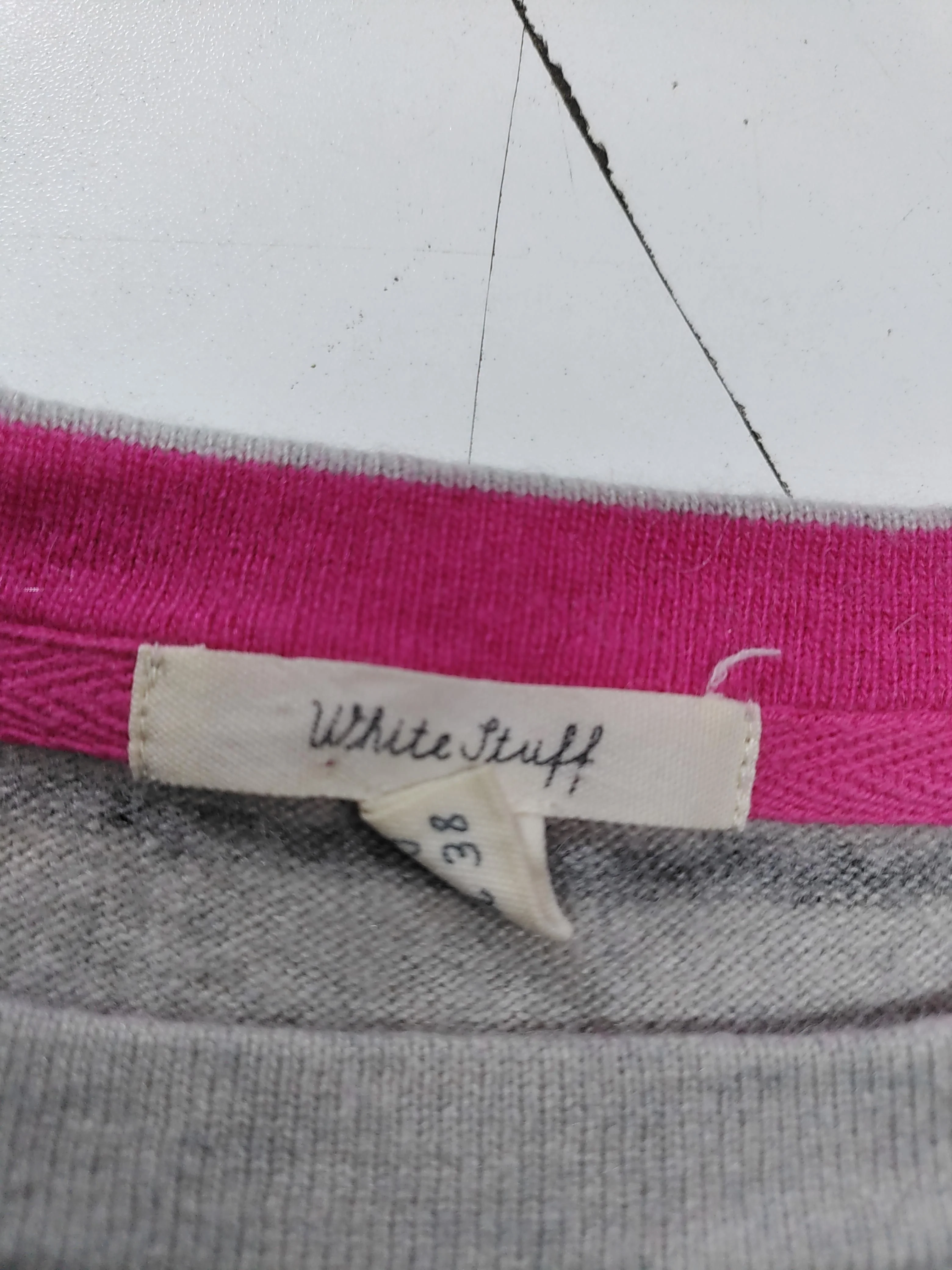 White Stuff Women's Jumper UK 10 Grey Viscose with Nylon, Wool, Angora Pullover - Image 6