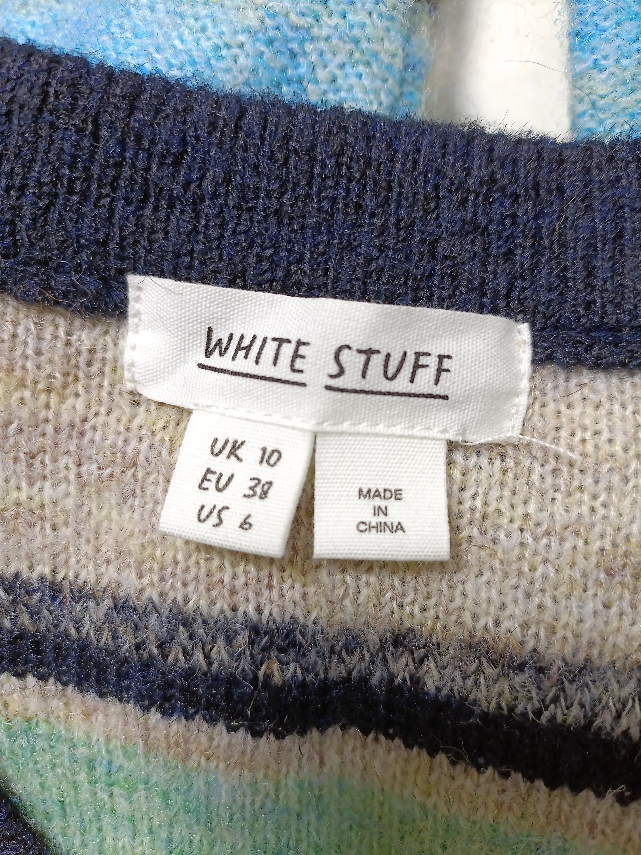 White Stuff Women's Jumper UK 10 Multi Polyester with Nylon, Wool Pullover - Image 5