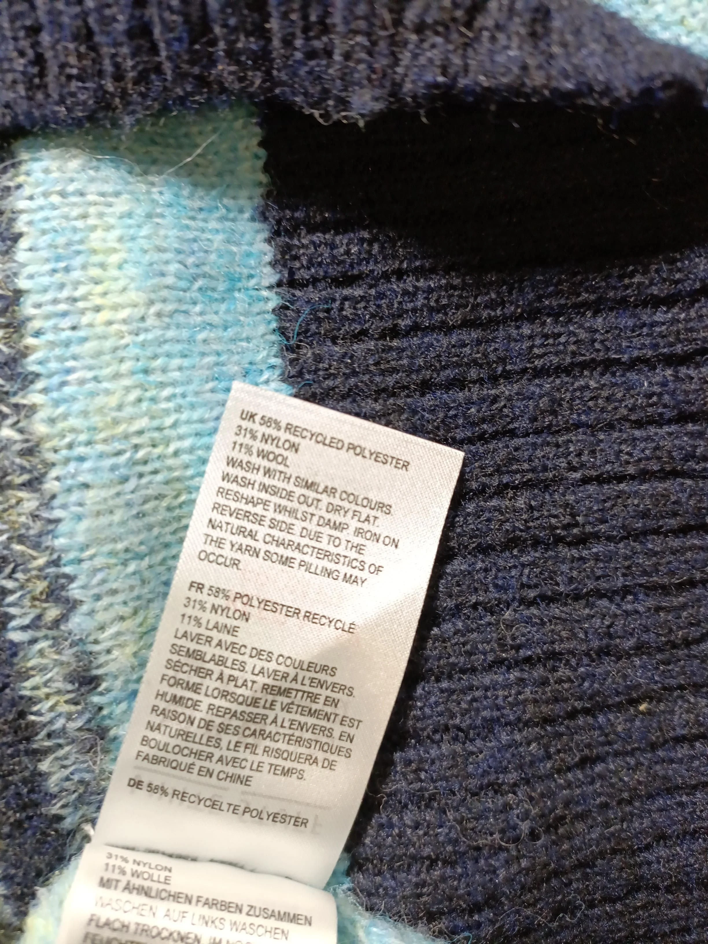 White Stuff Women's Jumper UK 10 Multi Polyester with Nylon, Wool Pullover - Image 6