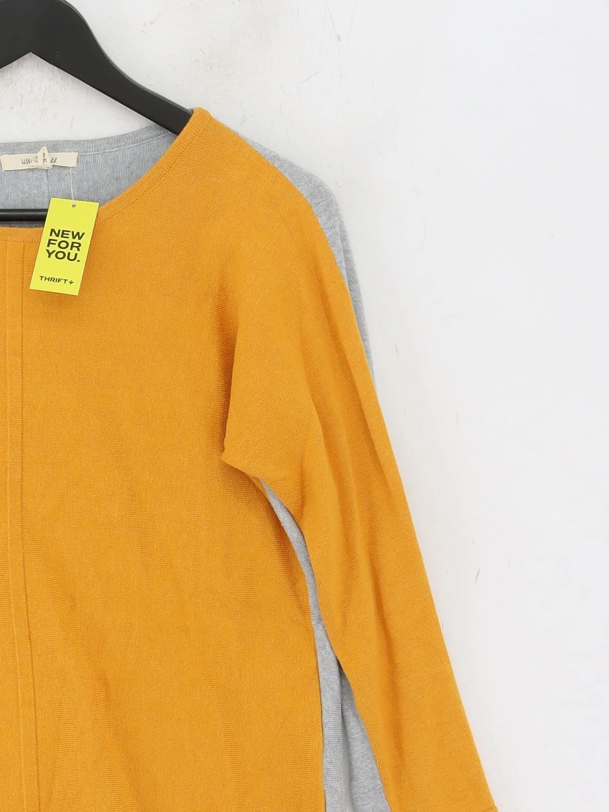 White Stuff Women's Jumper UK 10 Yellow Cotton - Image 4