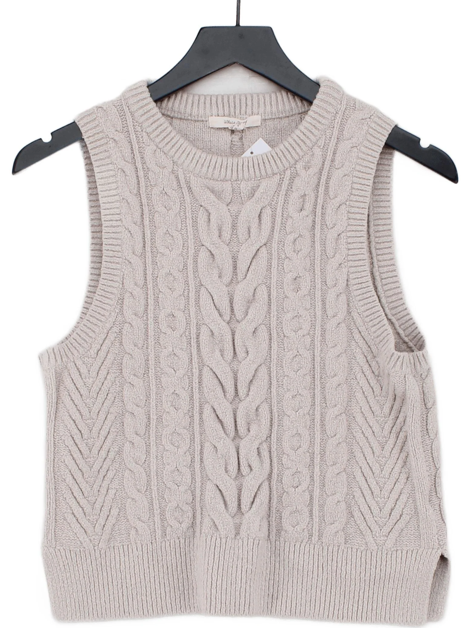 White Stuff Women's Jumper UK 12 Cream Cotton
