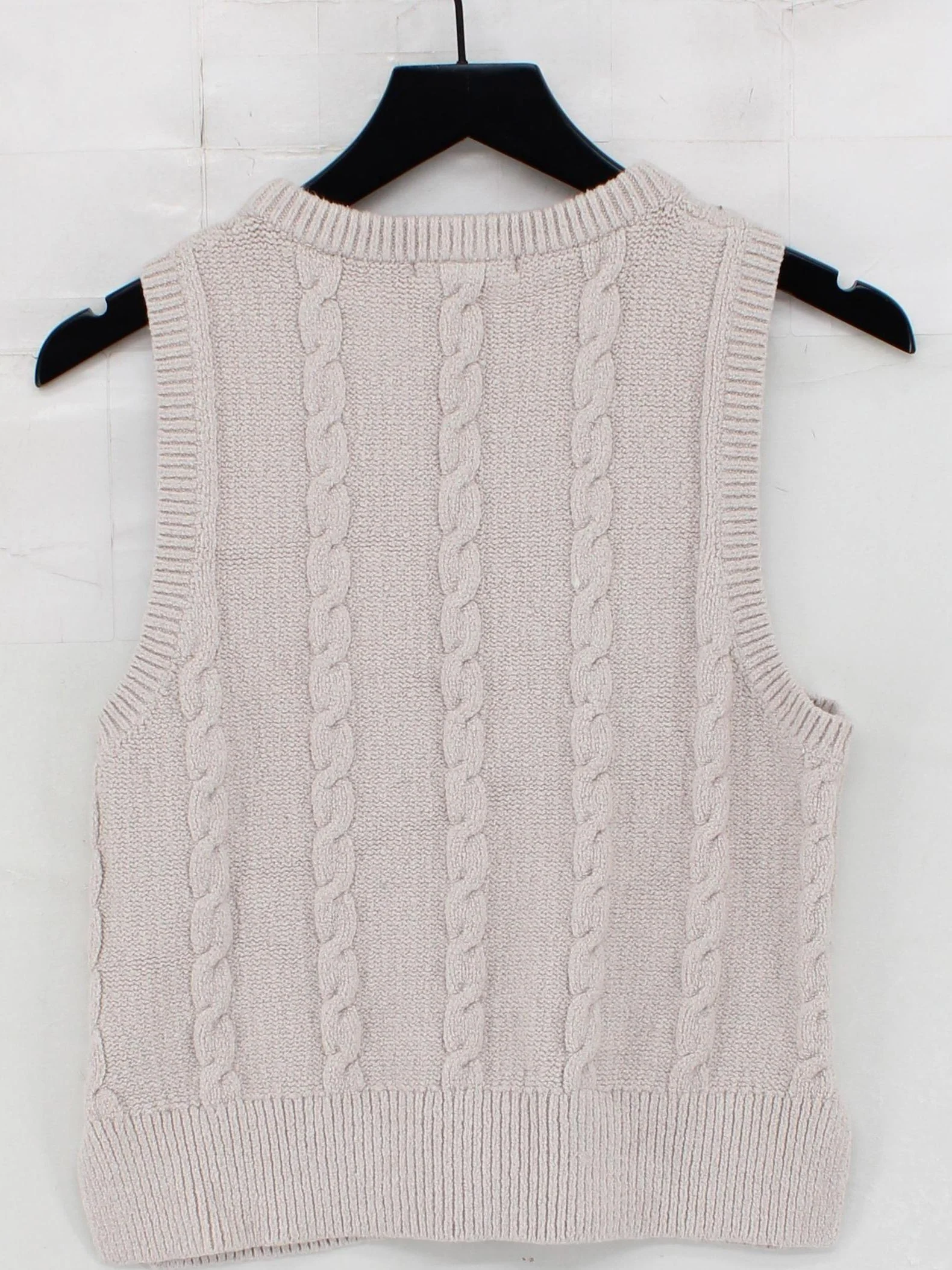 White Stuff Women's Jumper UK 12 Cream Cotton - Image 2