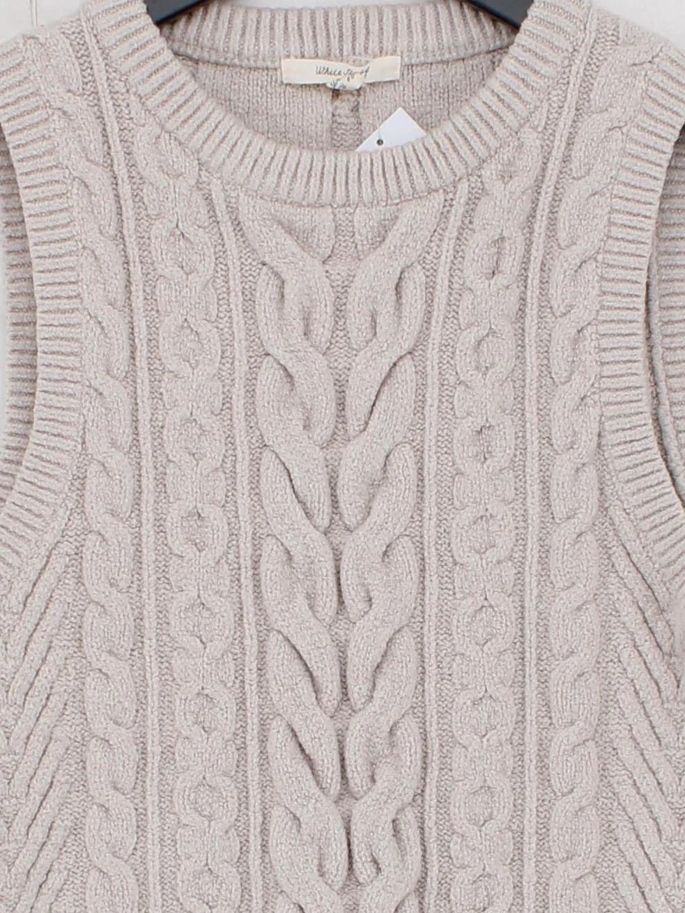White Stuff Women's Jumper UK 12 Cream Cotton - Image 3