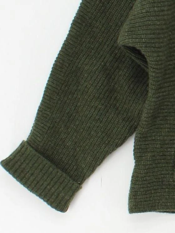 White Stuff Women's Jumper UK 12 Green Wool with Nylon High Neck Pullover - Image 4