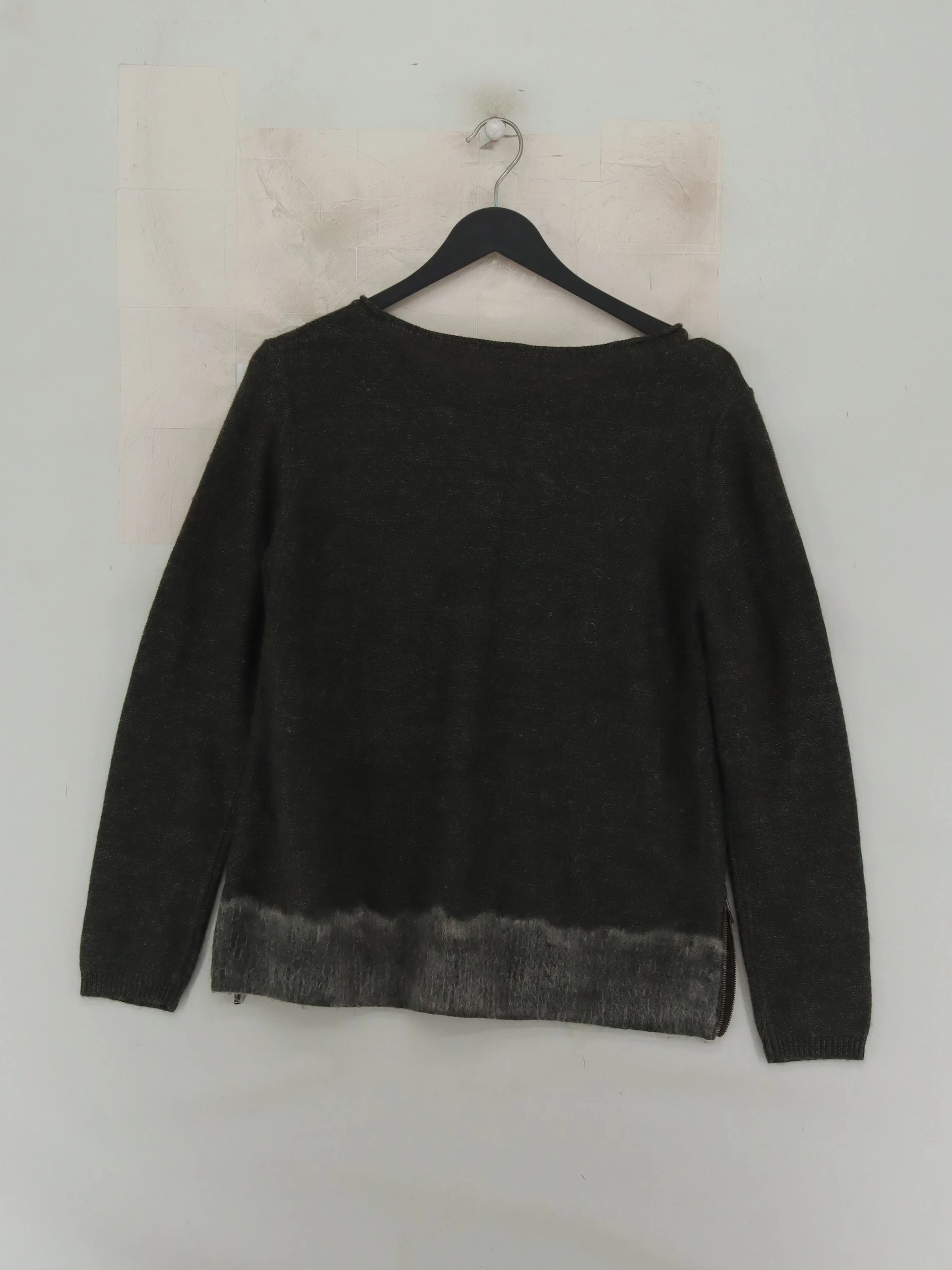 White Stuff Women's Jumper UK 12 Grey Acrylic with Wool Round Neck Pullover - Image 2