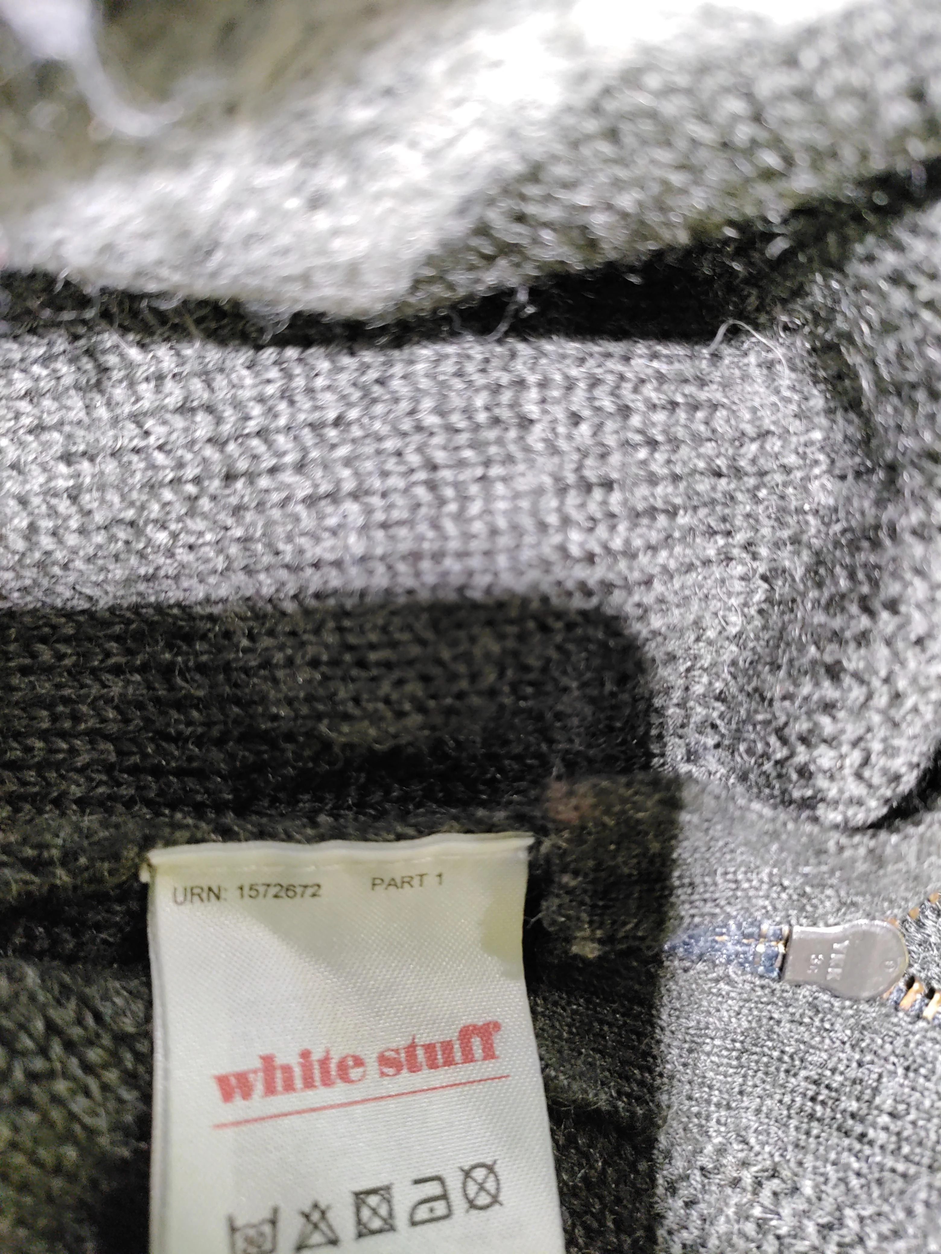 White Stuff Women's Jumper UK 12 Grey Acrylic with Wool Round Neck Pullover - Image 5