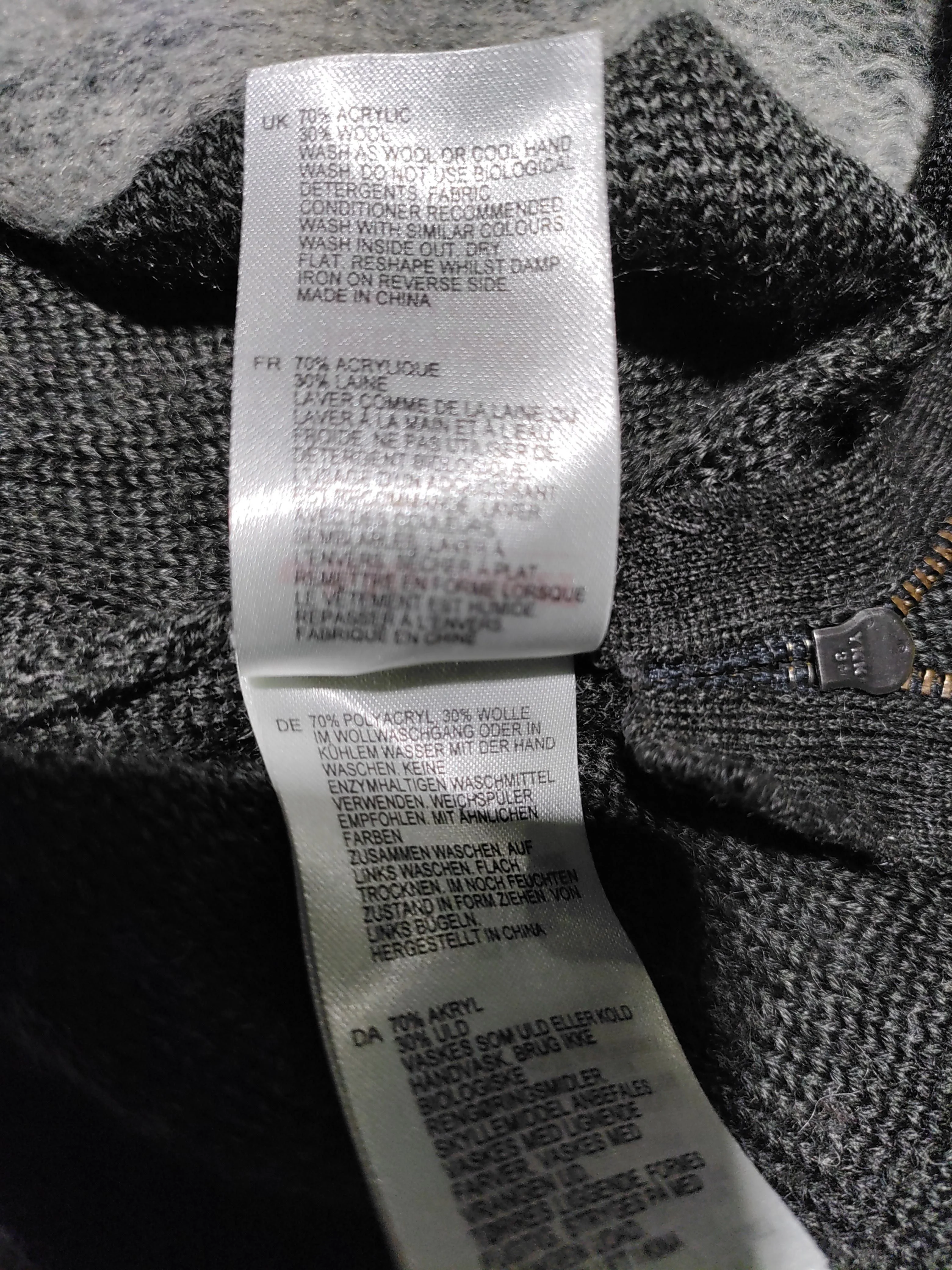 White Stuff Women's Jumper UK 12 Grey Acrylic with Wool Round Neck Pullover - Image 6