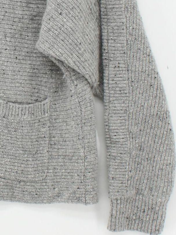 White Stuff Women's Jumper UK 12 Grey Wool with Nylon Crew Neck Pullover - Image 4