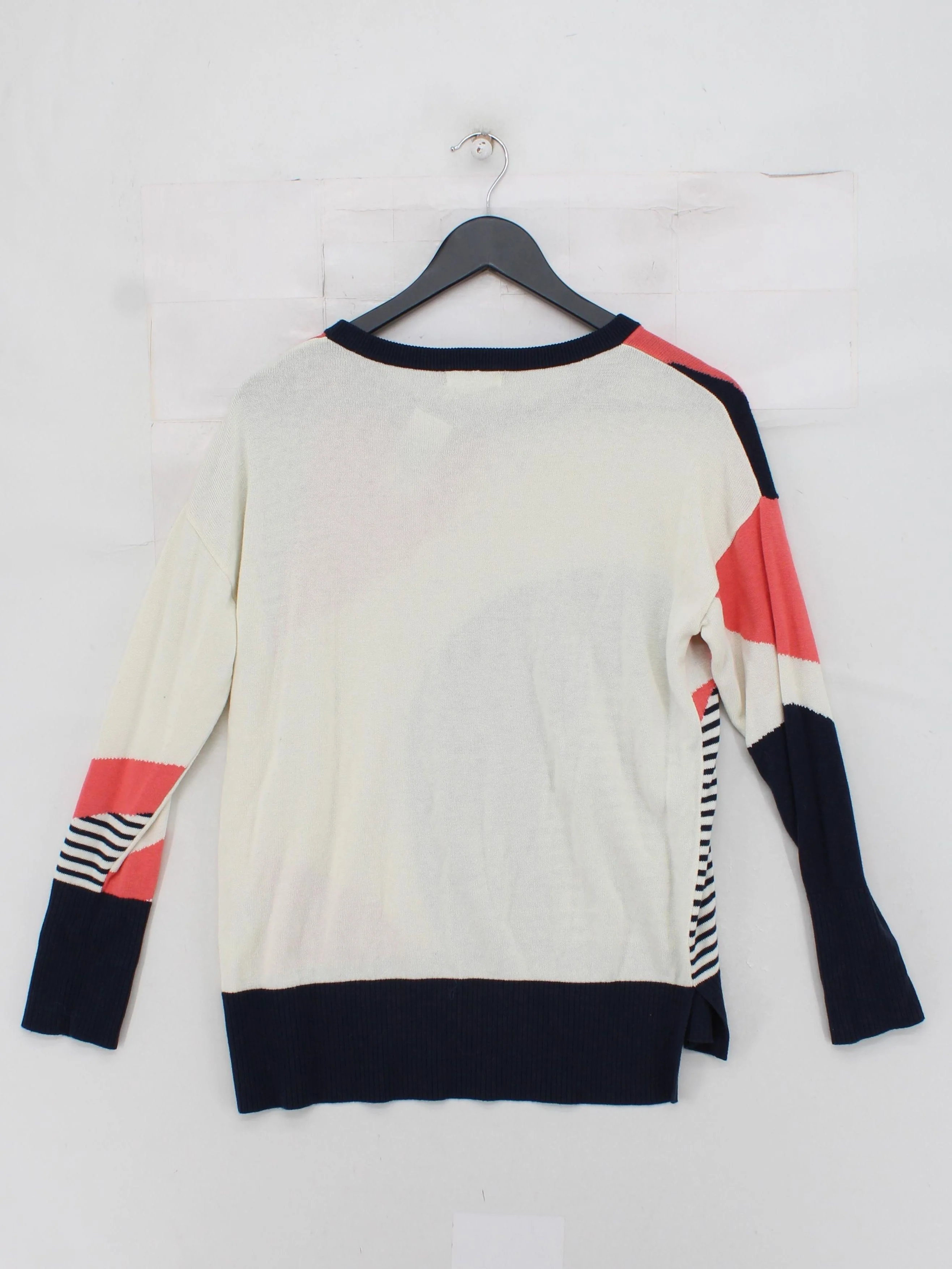 White Stuff Women's Jumper UK 12 Multi Cotton with Lyocell Modal Pullover - Image 2