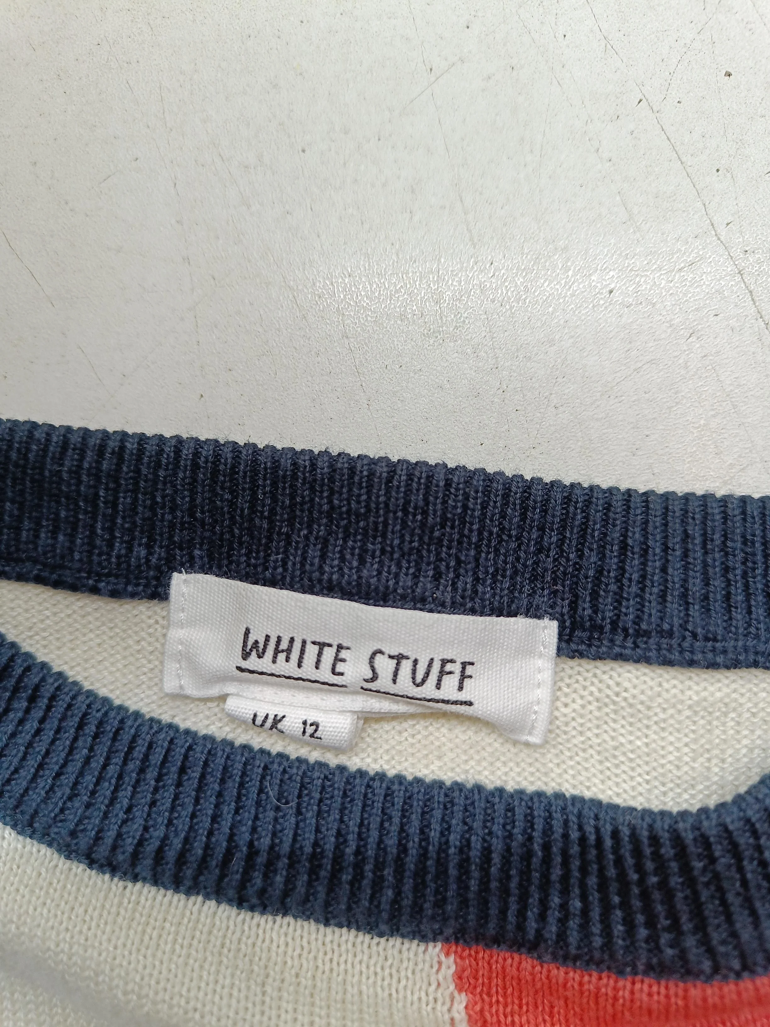 White Stuff Women's Jumper UK 12 Multi Cotton with Lyocell Modal Pullover - Image 5