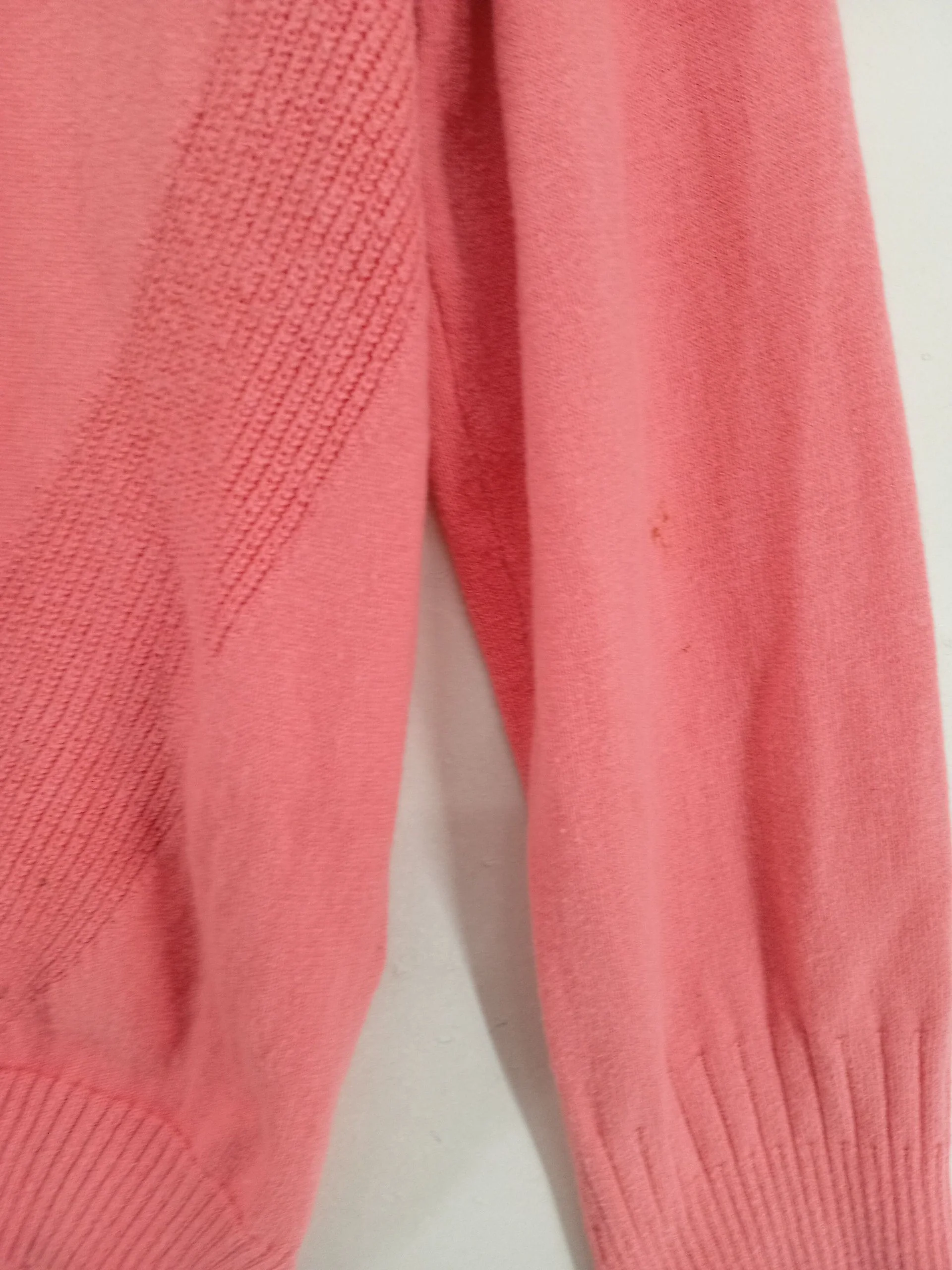 White Stuff Women's Jumper UK 12 Pink Cotton with Wool Round Neck Pullover - Image 5