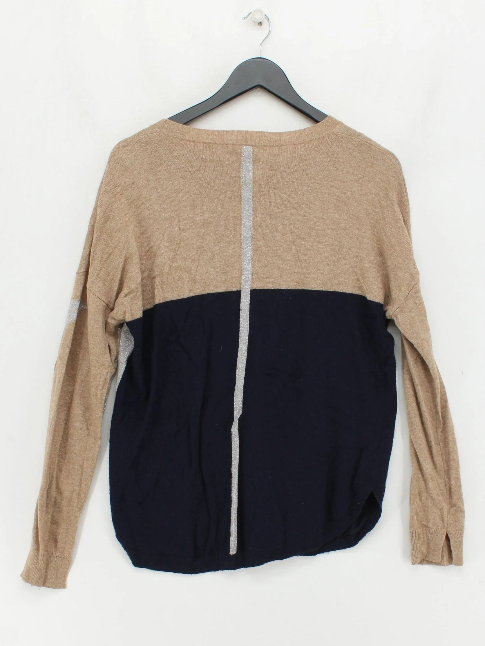 White Stuff Women's Jumper UK 14 Brown Viscose with Nylon, Wool, Other Pullover - Image 2