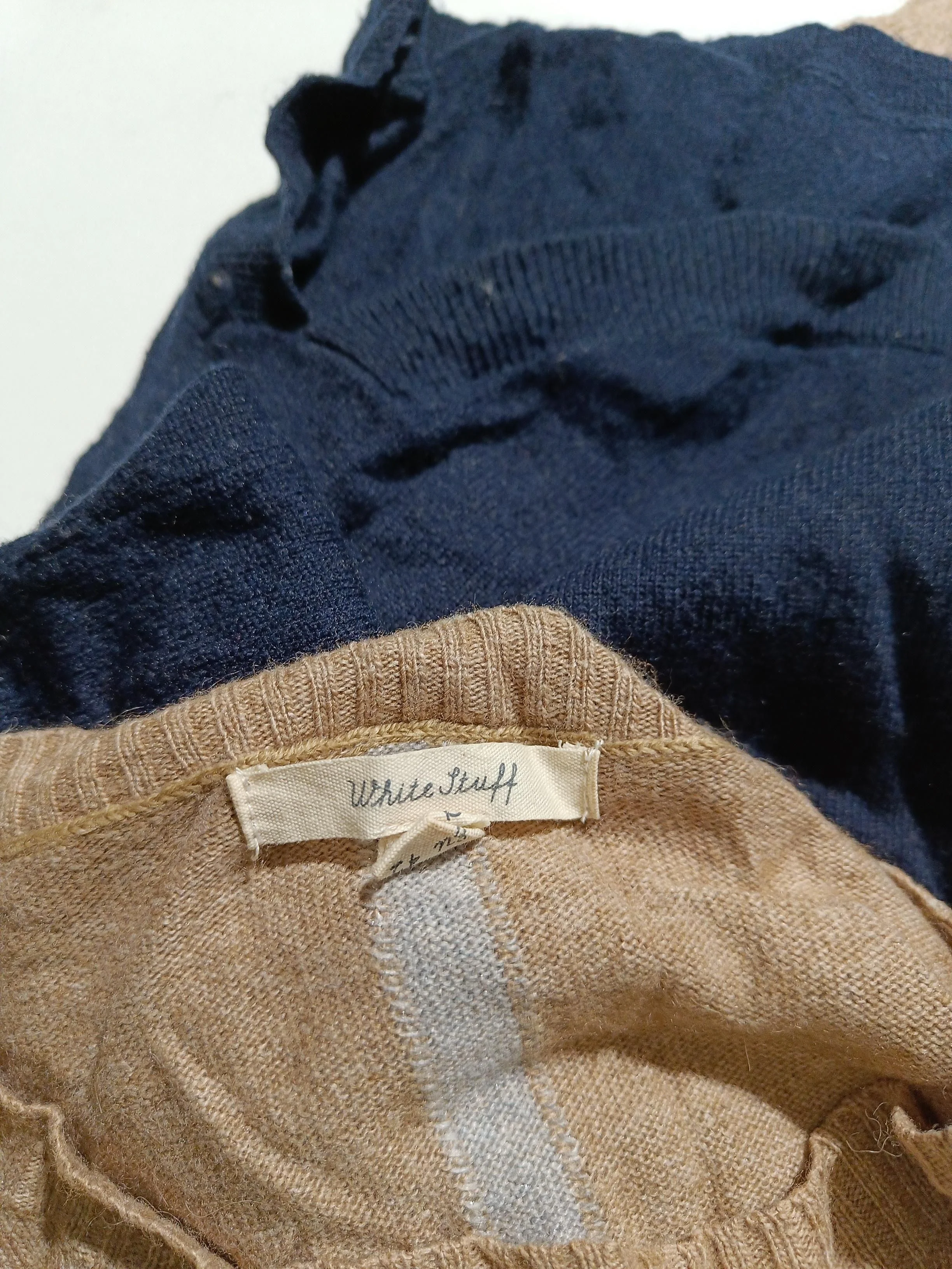 White Stuff Women's Jumper UK 14 Brown Viscose with Nylon, Wool, Other Pullover - Image 7