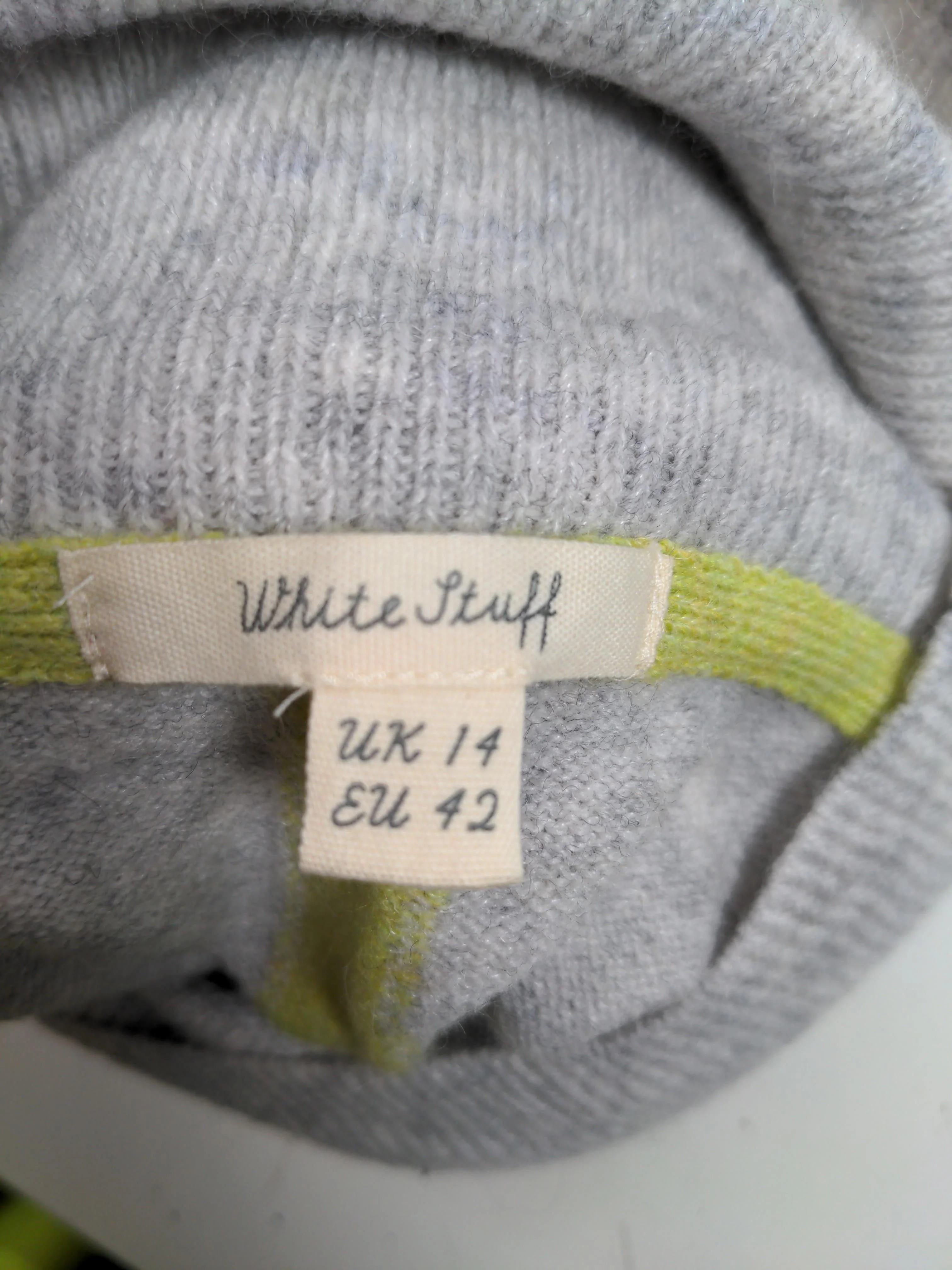 White Stuff Women's Jumper UK 14 Grey Nylon with Wool, Elastane, Other Pullover - Image 5