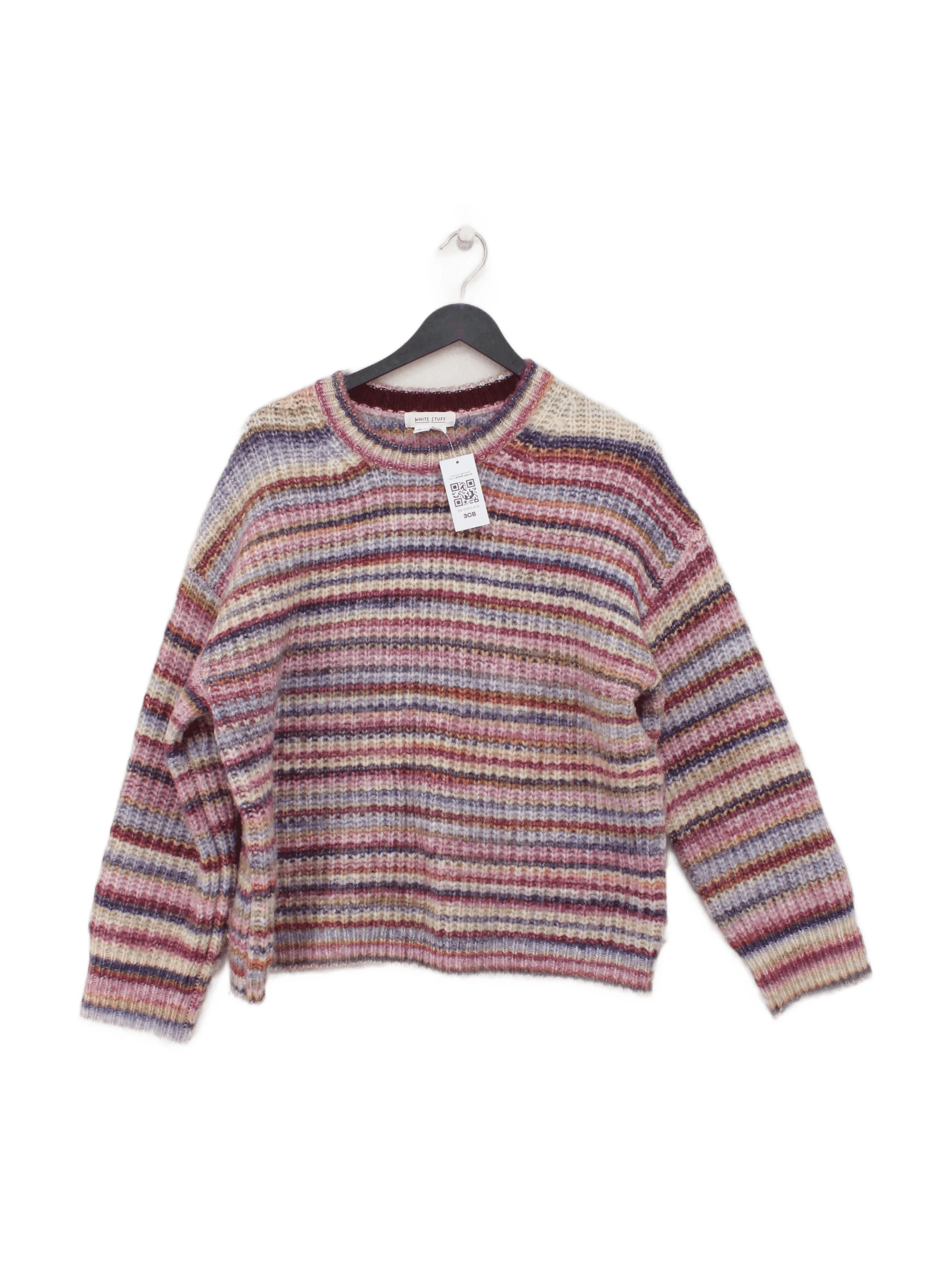 White Stuff Women's Jumper UK 14 Multi Acrylic