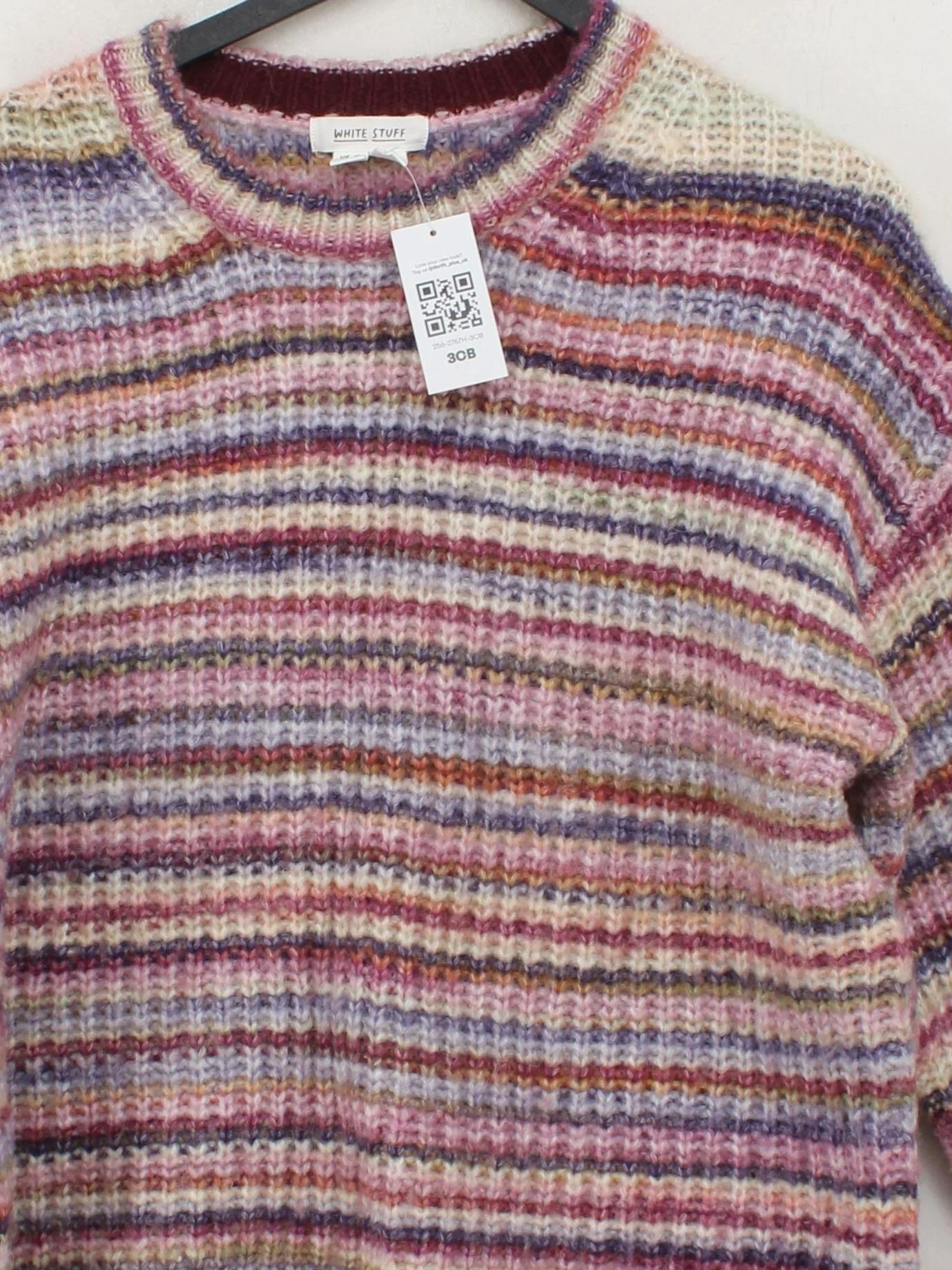 White Stuff Women's Jumper UK 14 Multi Acrylic - Image 3