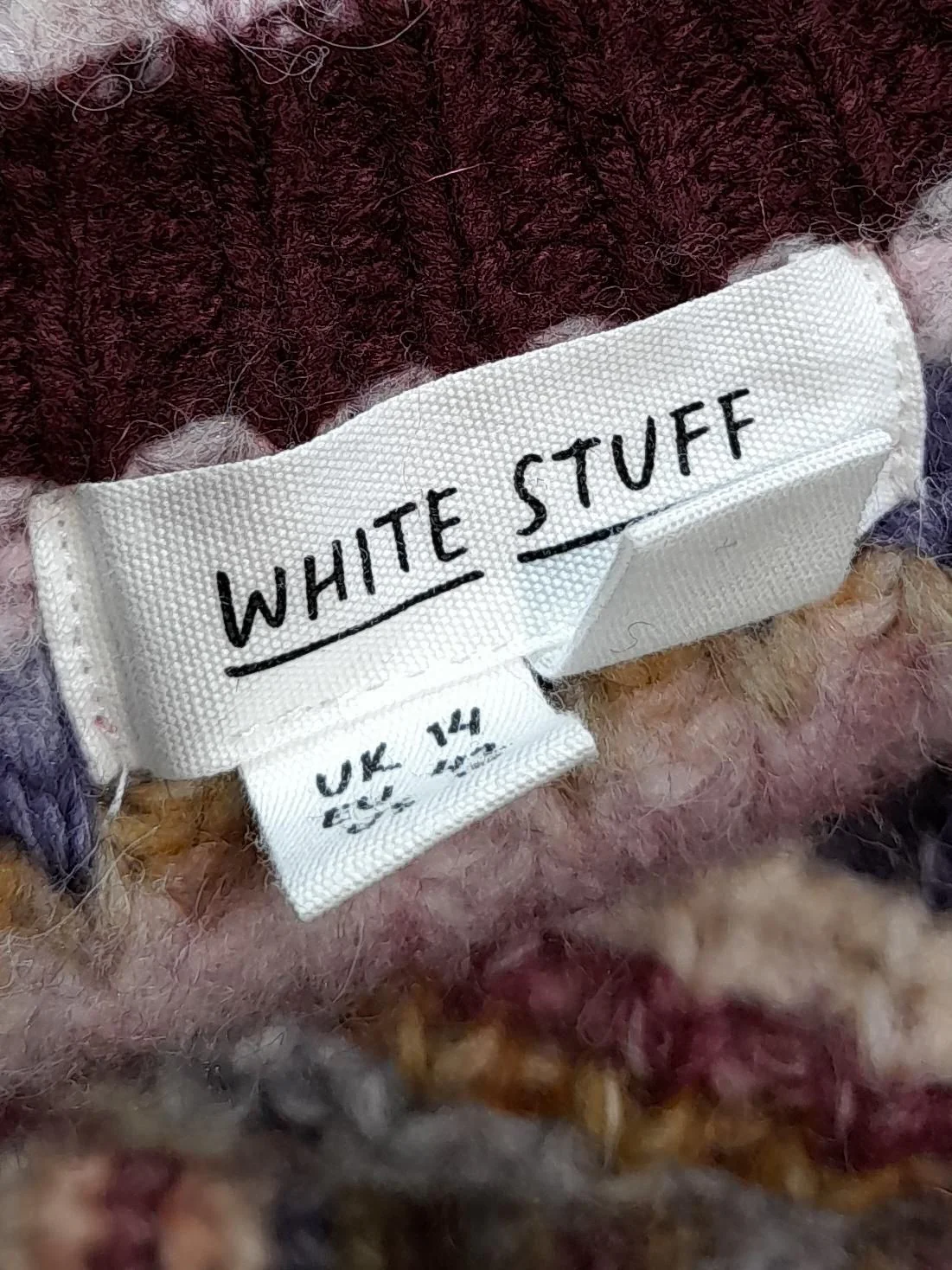 White Stuff Women's Jumper UK 14 Multi Acrylic - Image 5