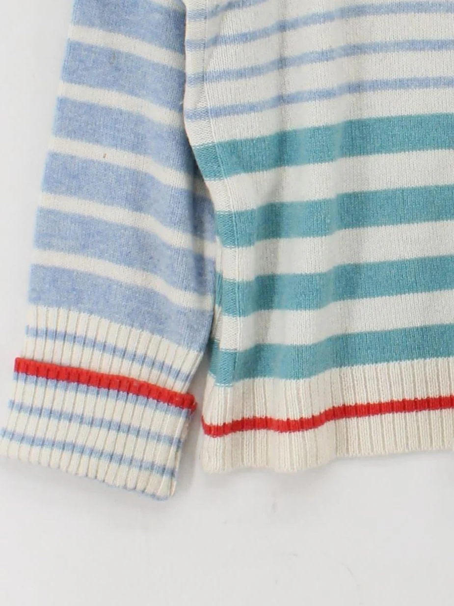 White Stuff Women's Jumper UK 14 Multi Wool with Cotton, Nylon Pullover - Image 4