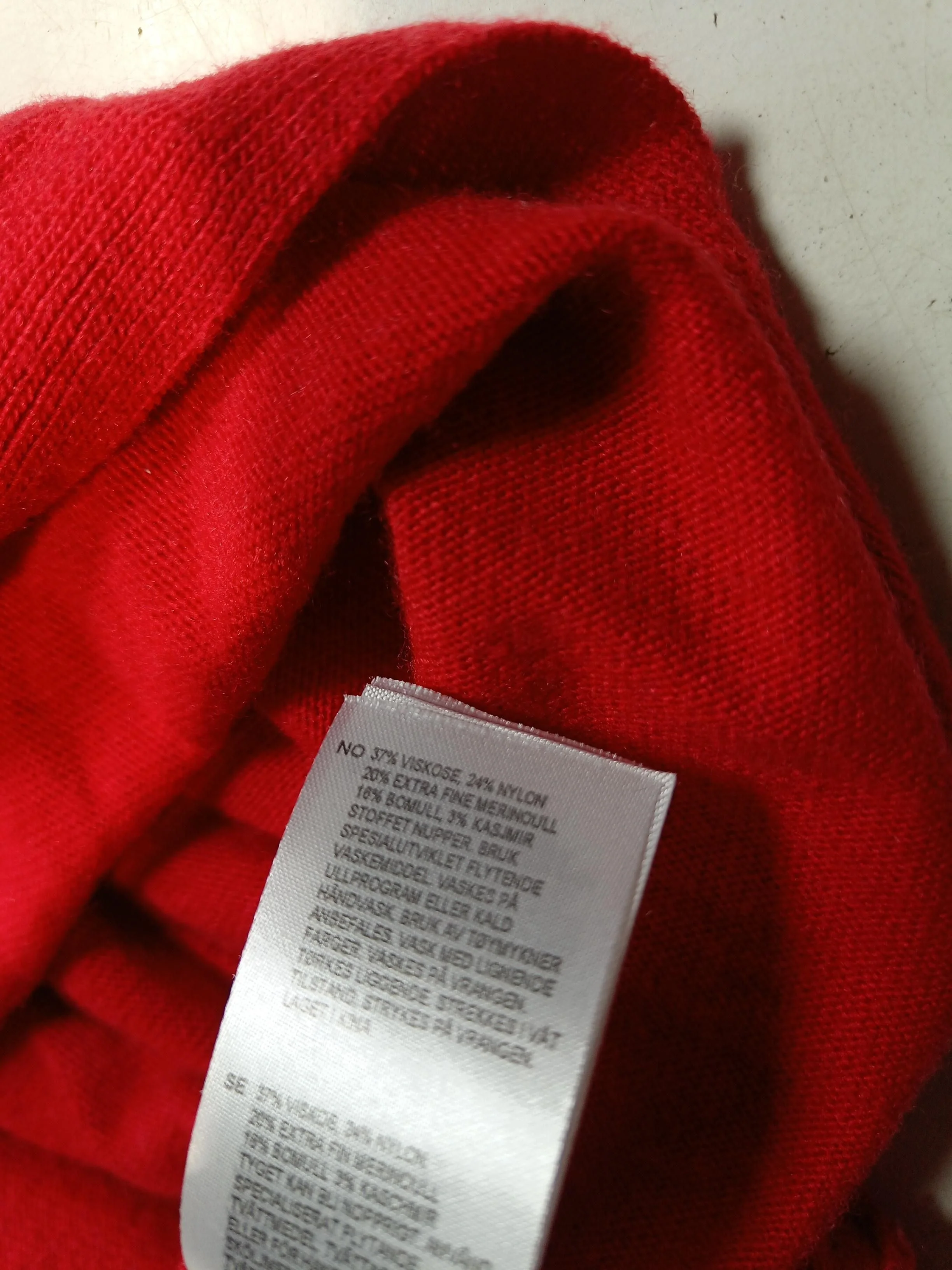 White Stuff Women's Jumper UK 14 Red Viscose with Nylon, Wool, Cotton Pullover - Image 8